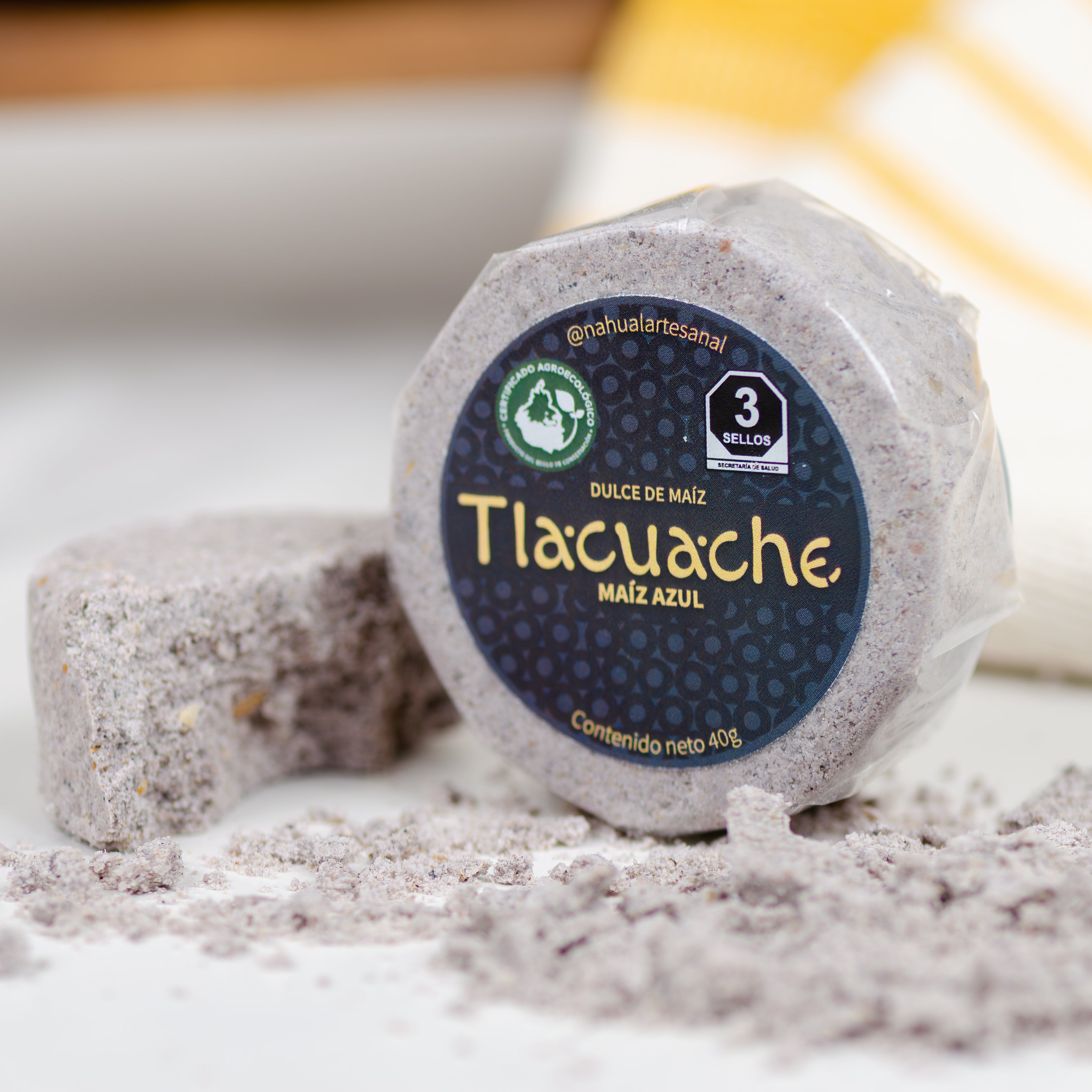 Tlacuache Blue Corn Mazapán Box (10 count)