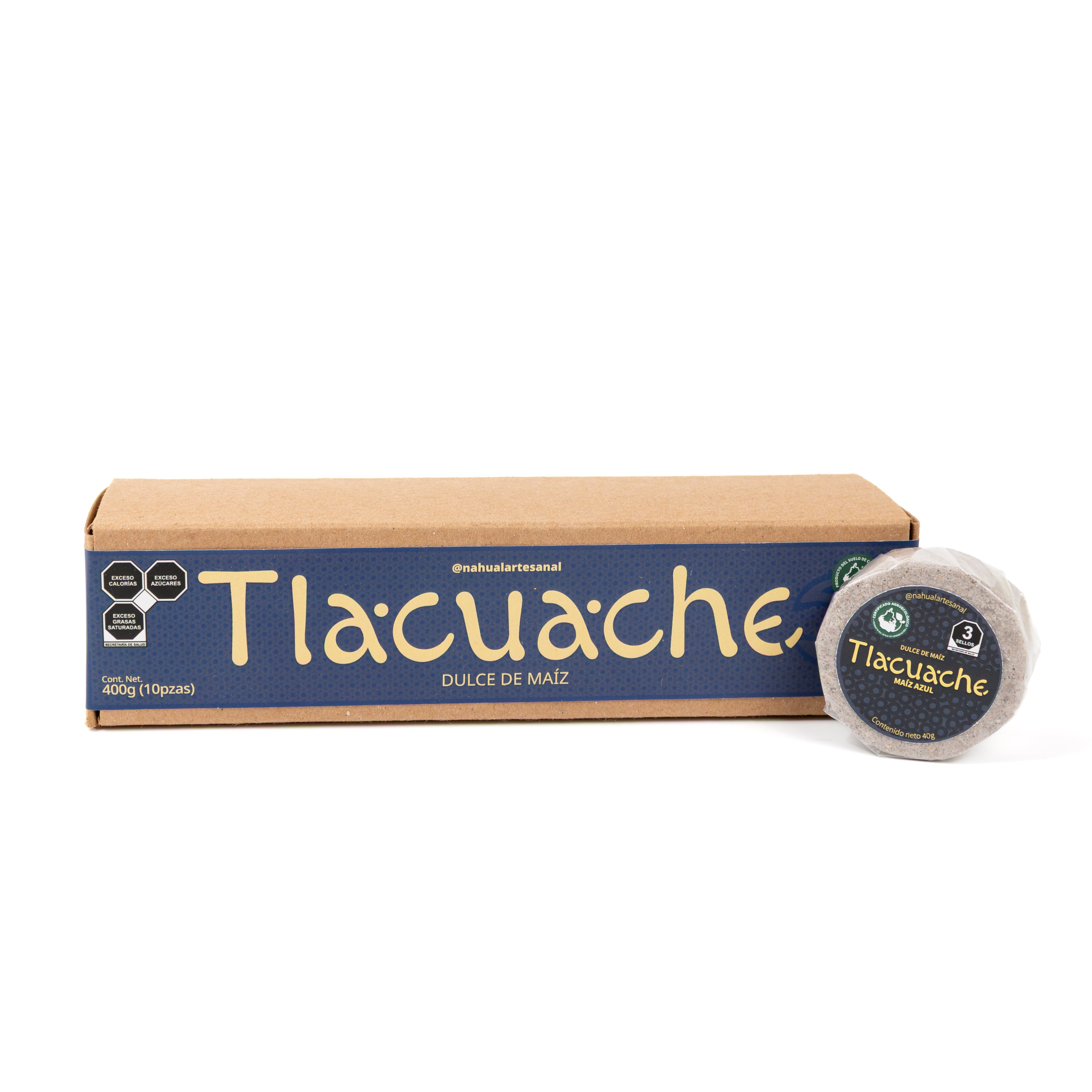 Tlacuache Blue Corn Mazapán Box (10 count)