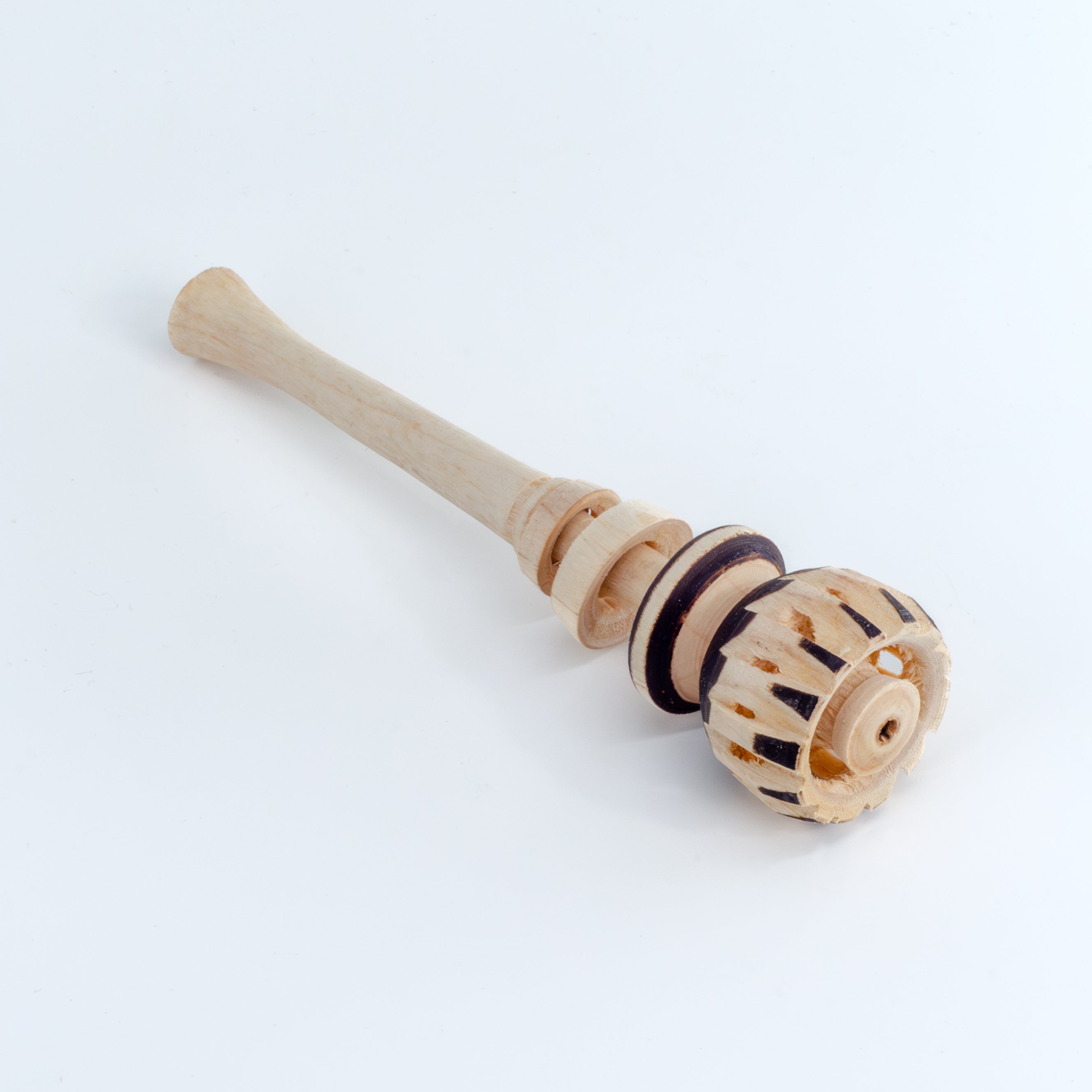 Small Natural Wooden Molinillo Whisk