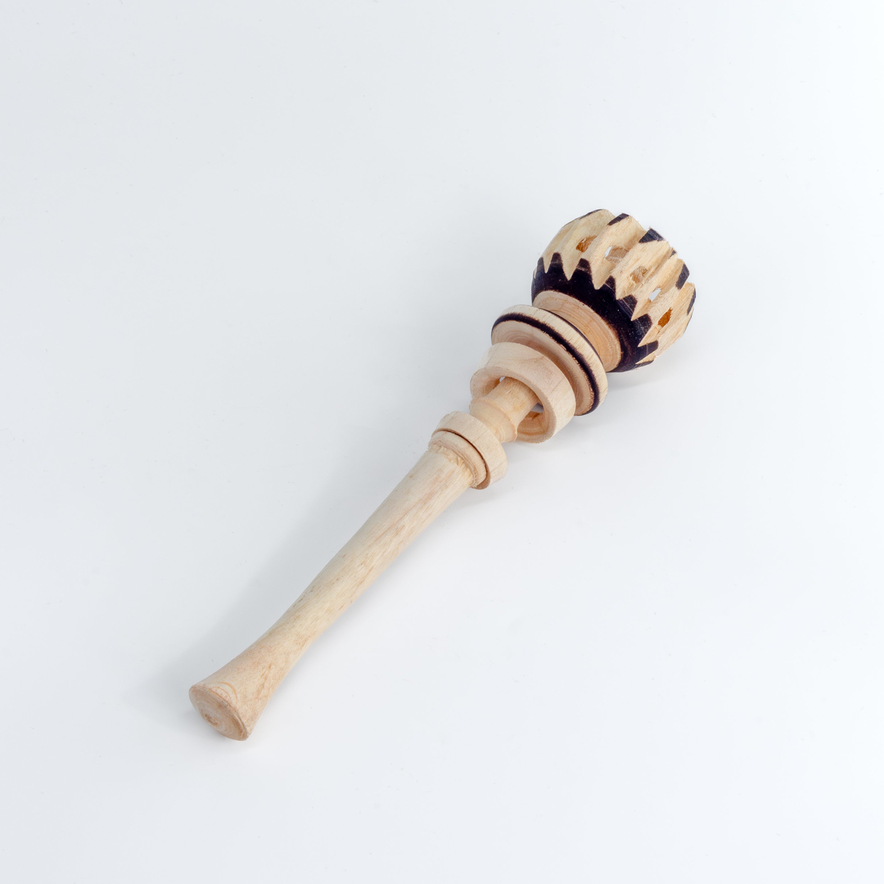 Small Natural Wooden Molinillo Whisk