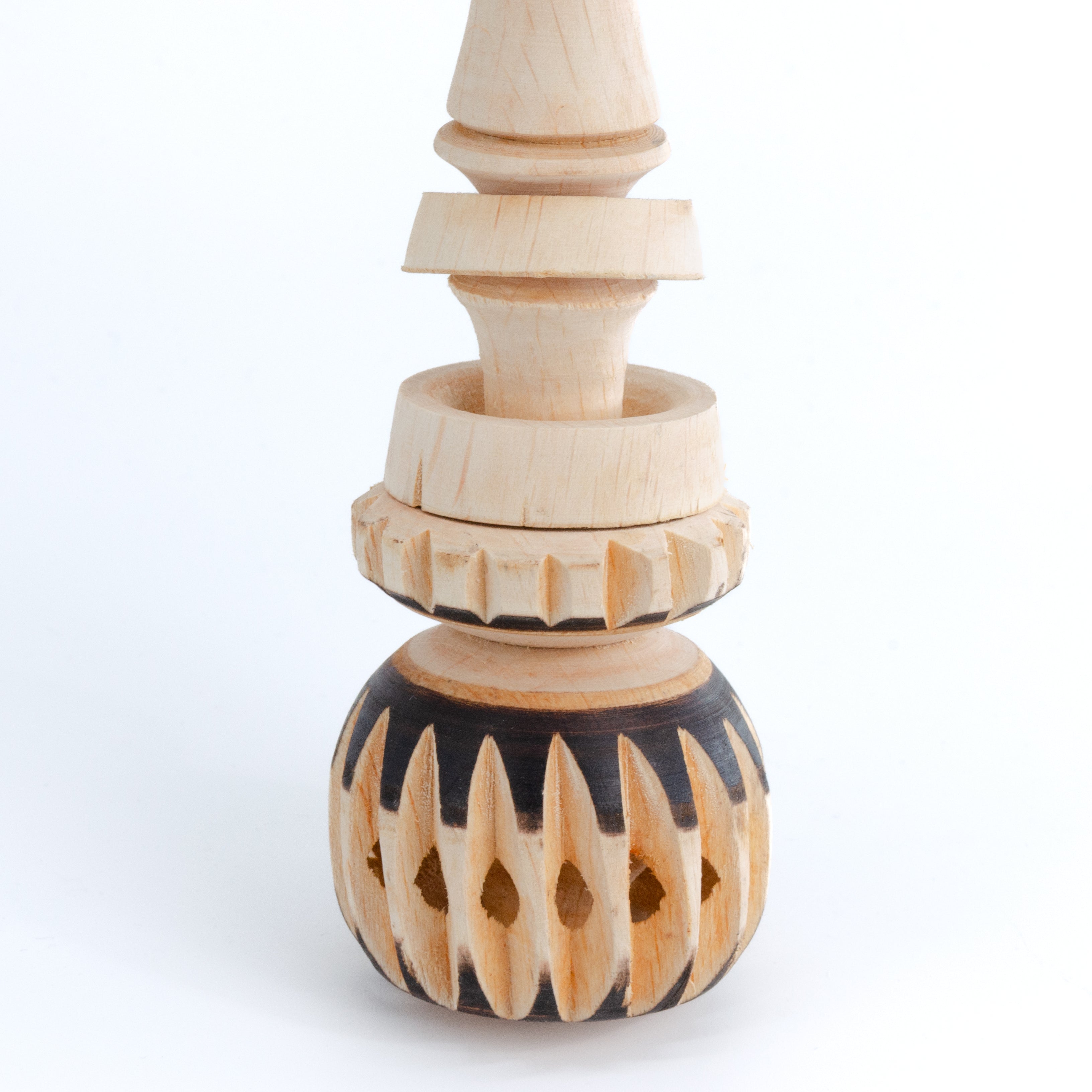 Natural Wooden Molinillo Whisk