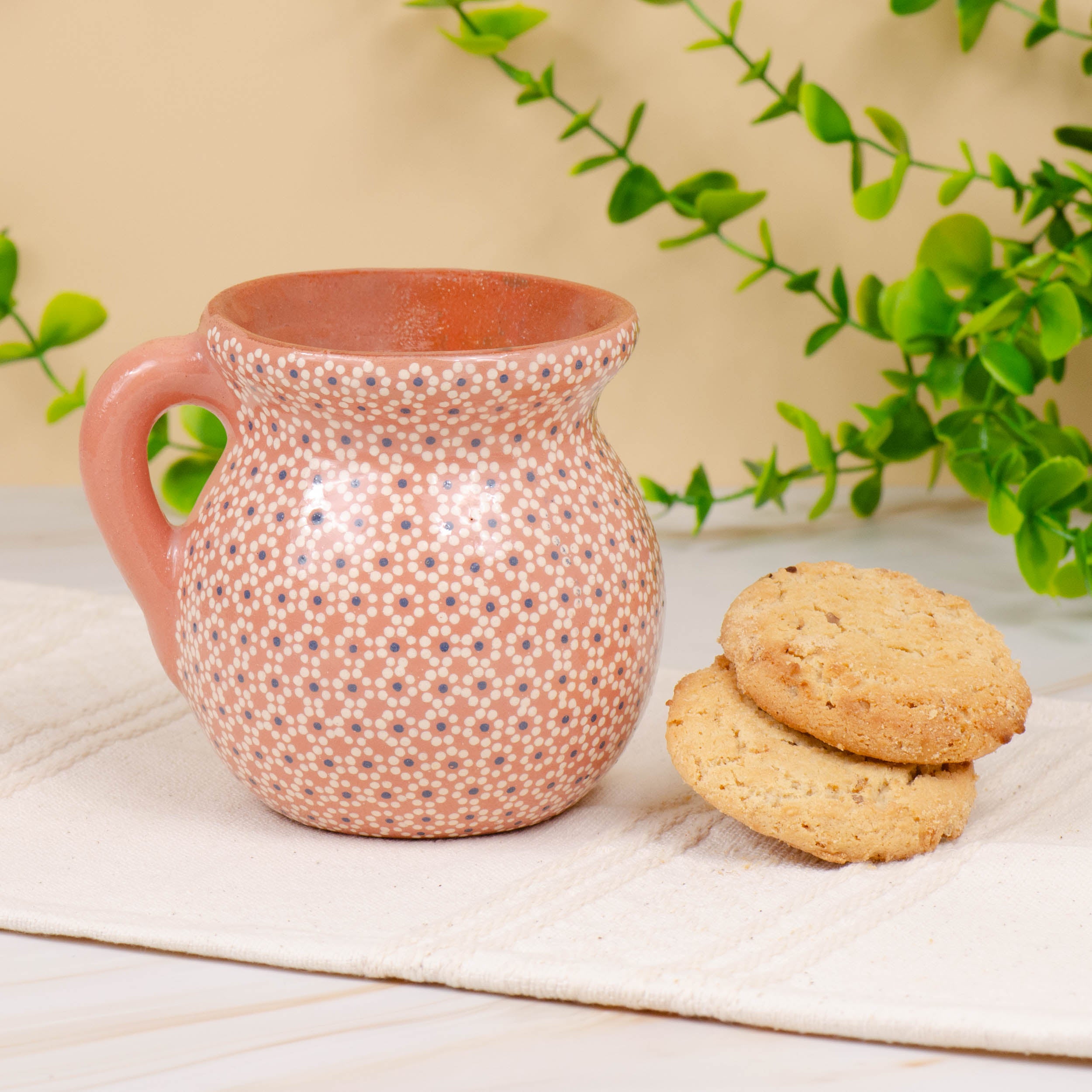 Jarrito from Capula Hand-Painted Clay Mug