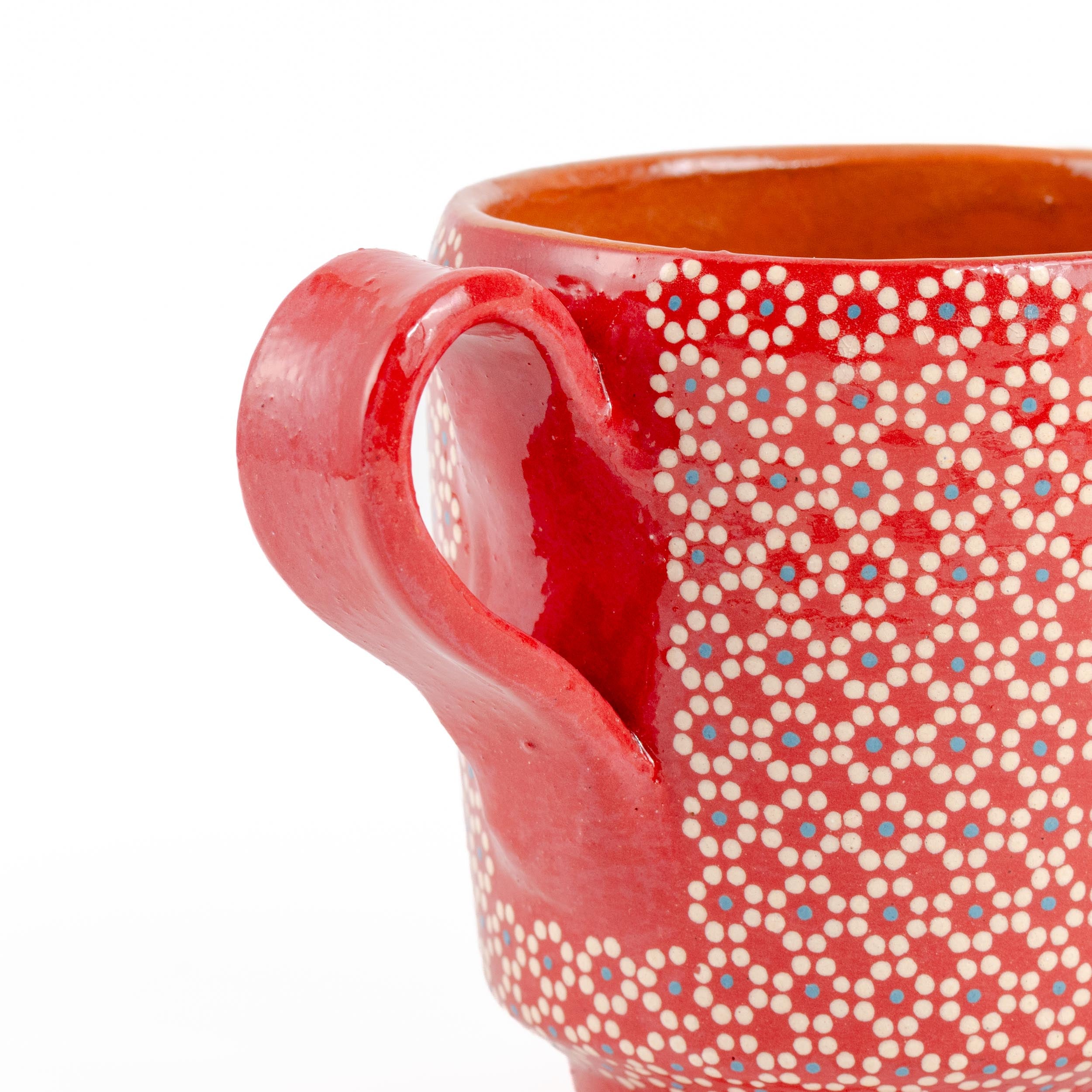 Capula Hand-Painted Clay Mug