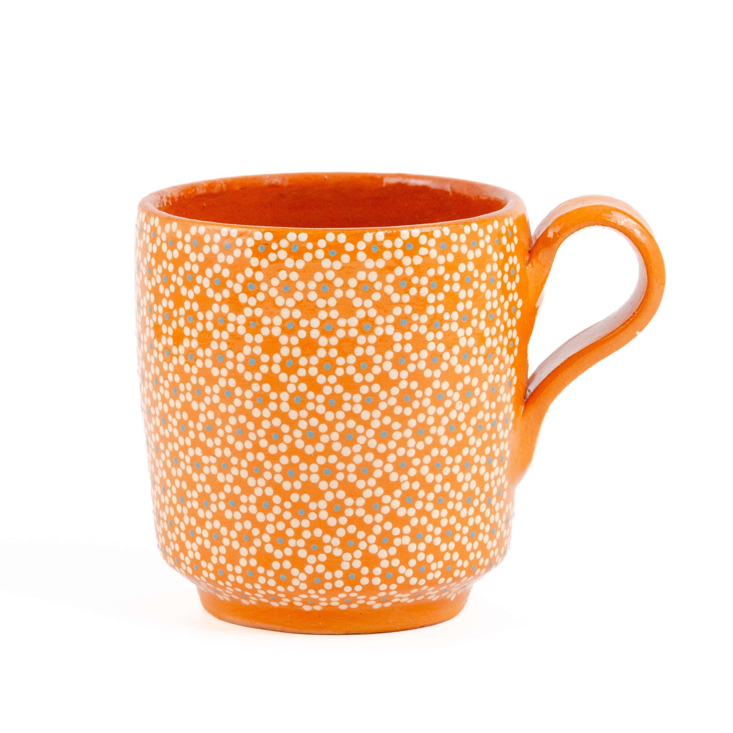 Capula Hand-Painted Clay Mug
