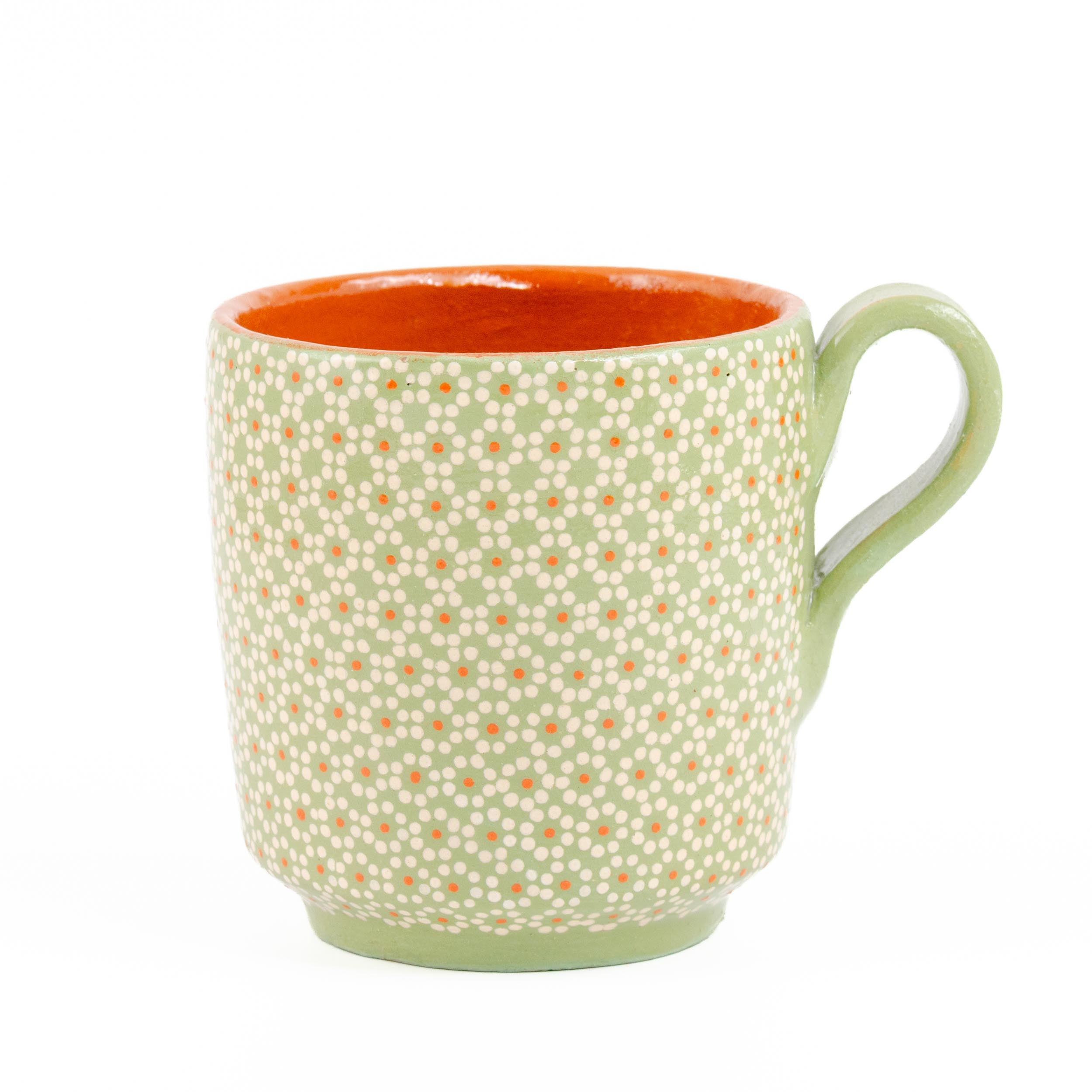 Capula Hand-Painted Clay Mug
