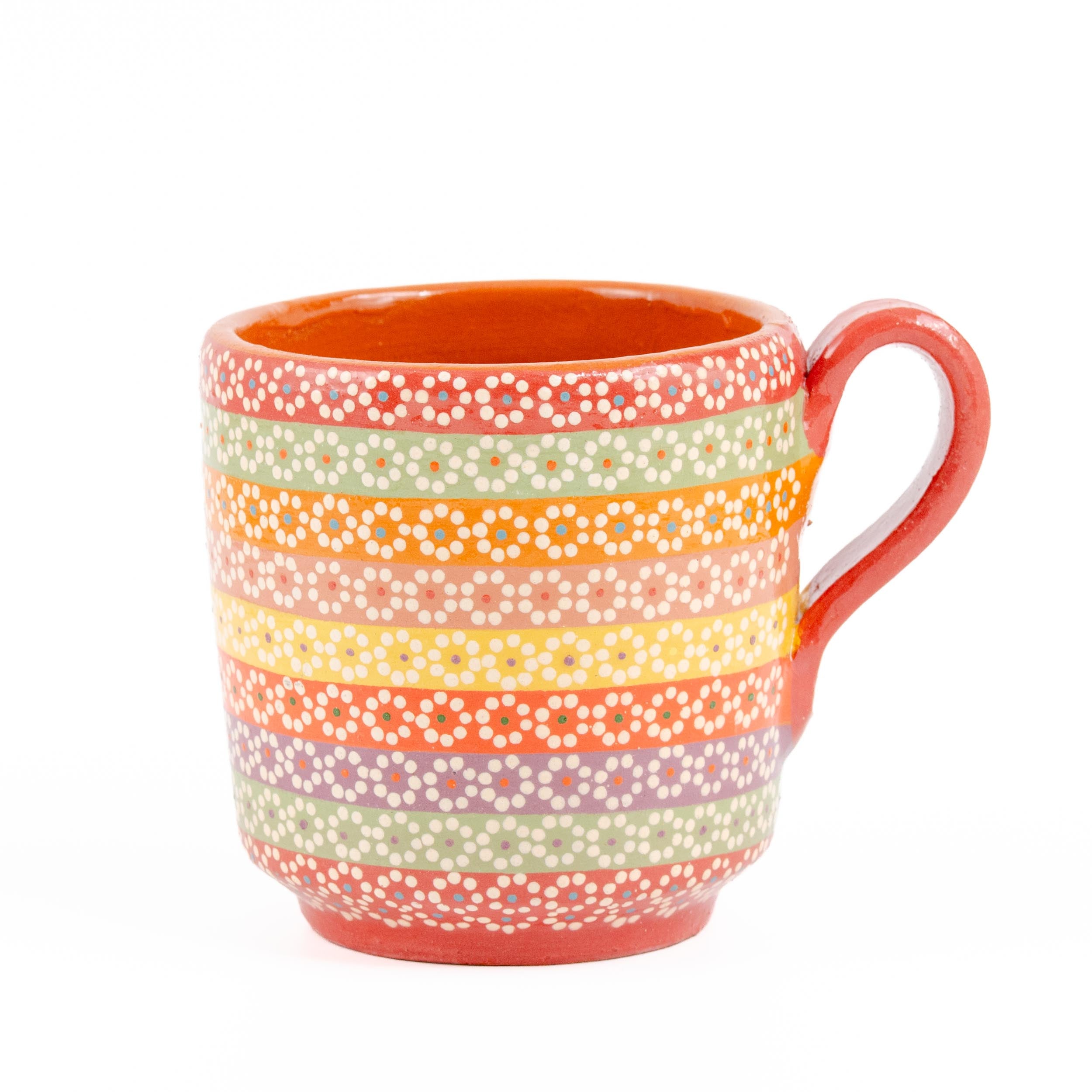 Capula Hand-Painted Clay Mug