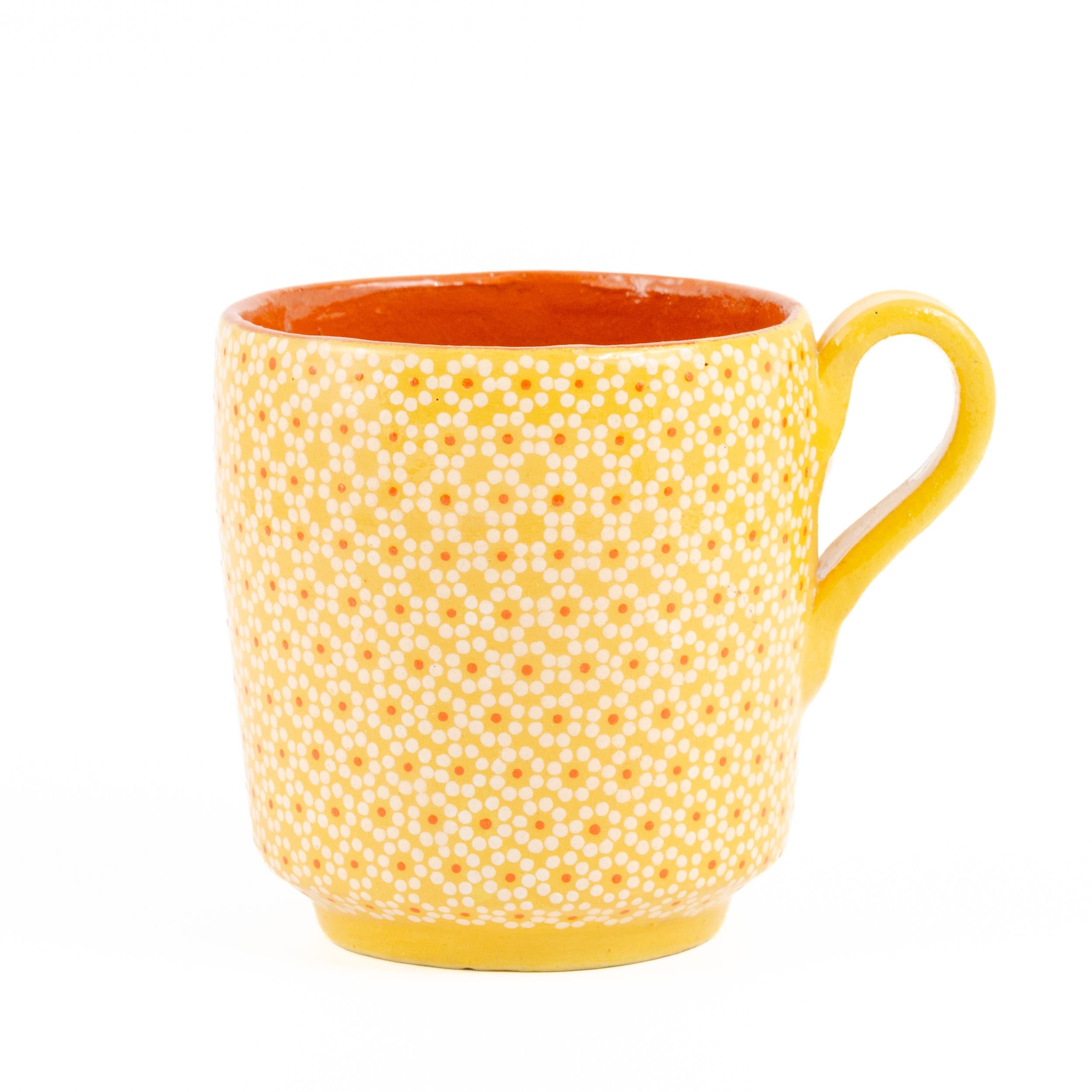 Capula Hand-Painted Clay Mug