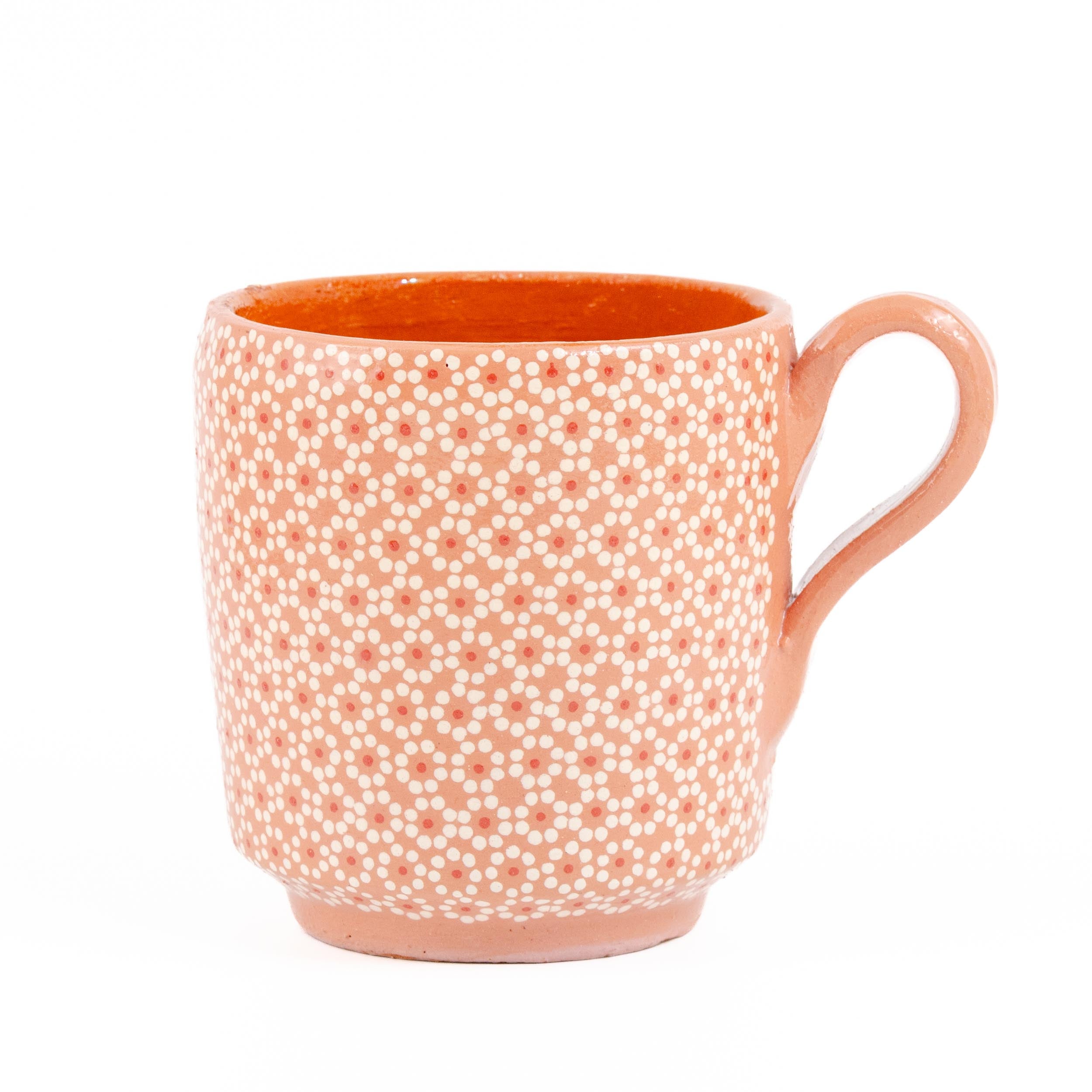Capula Hand-Painted Clay Mug