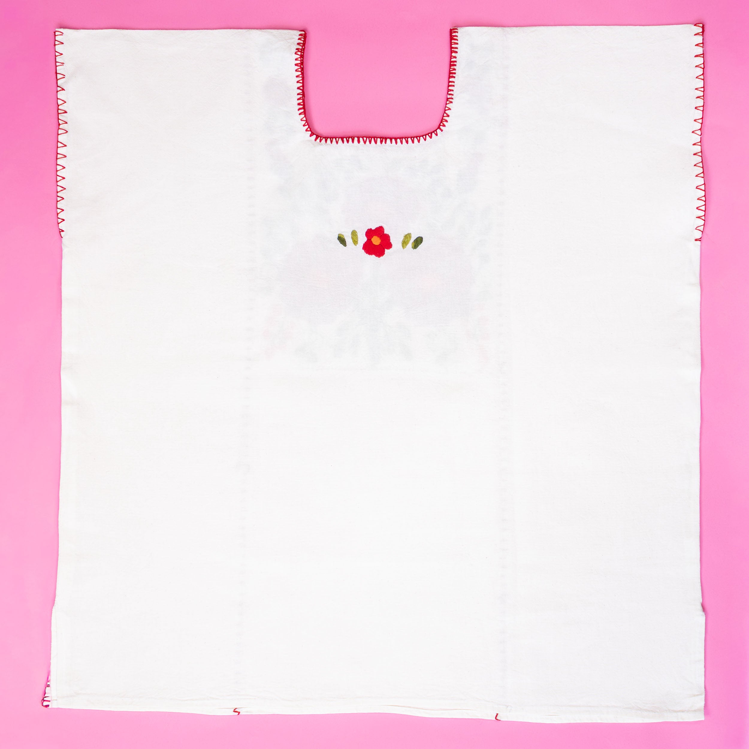 Amuzgo Hand-Embroidered Manta Blouse