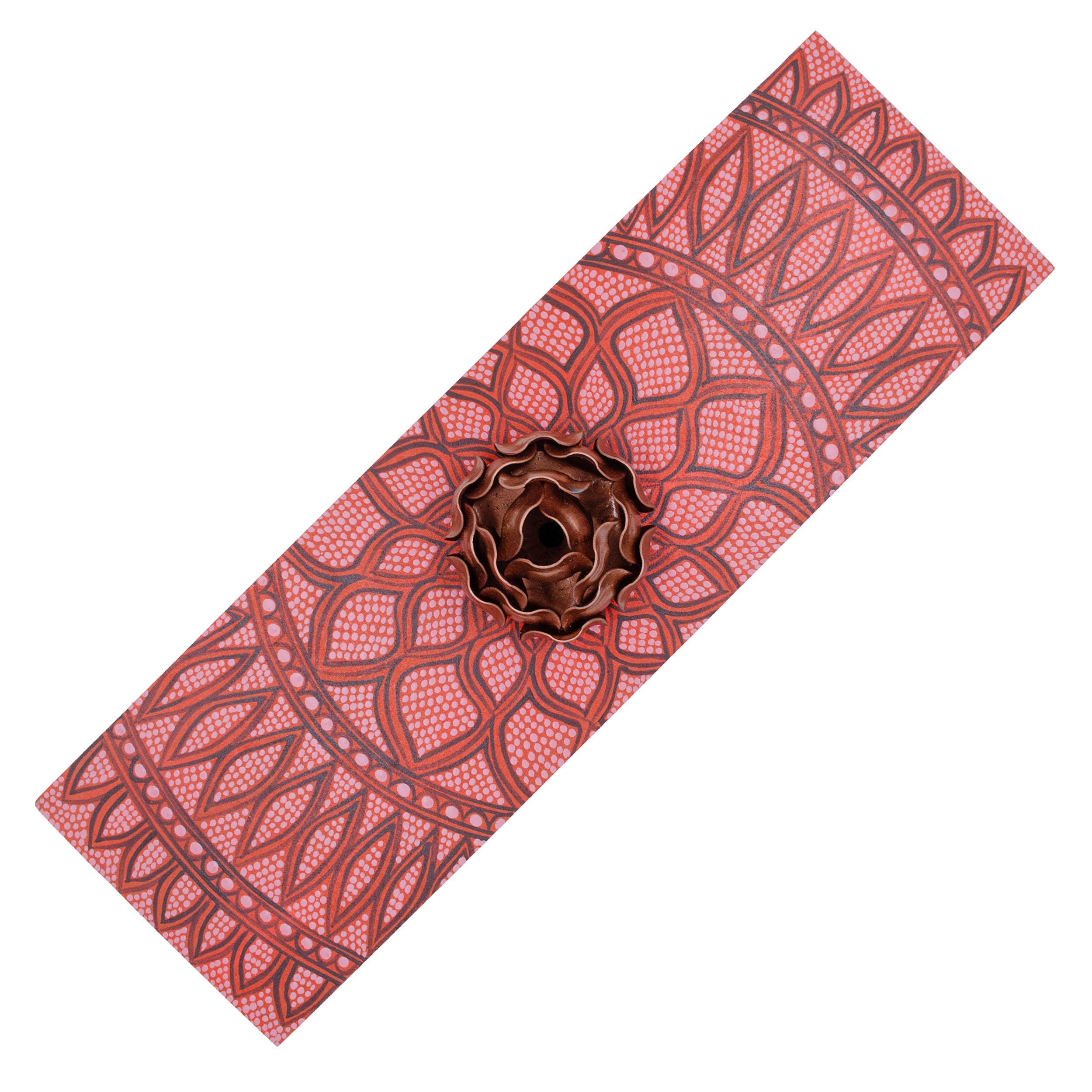 Hand-Painted Parota Solid Wood Tea Organizer