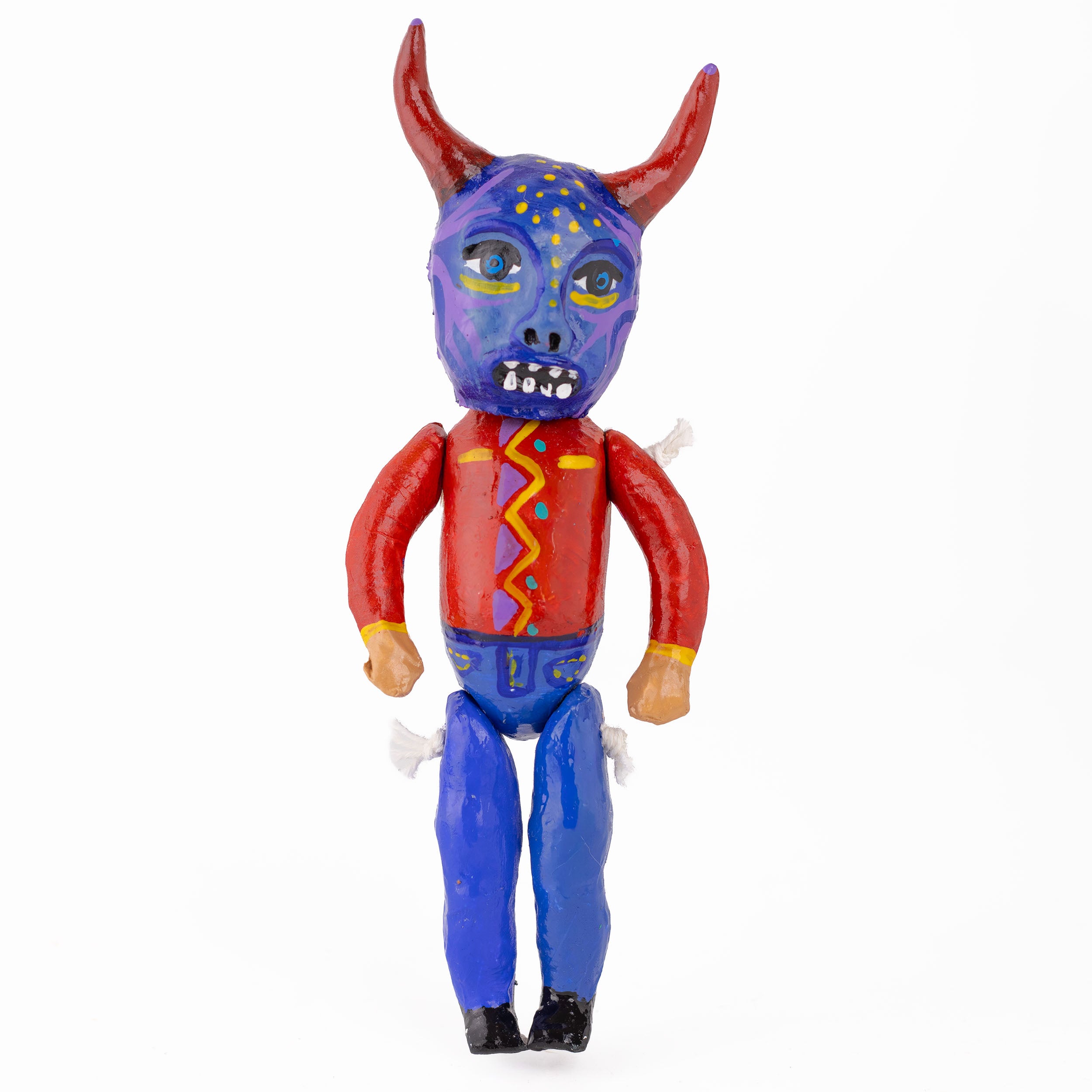 Papier Mache Nahuales Dolls Spirit Animals with Mask
