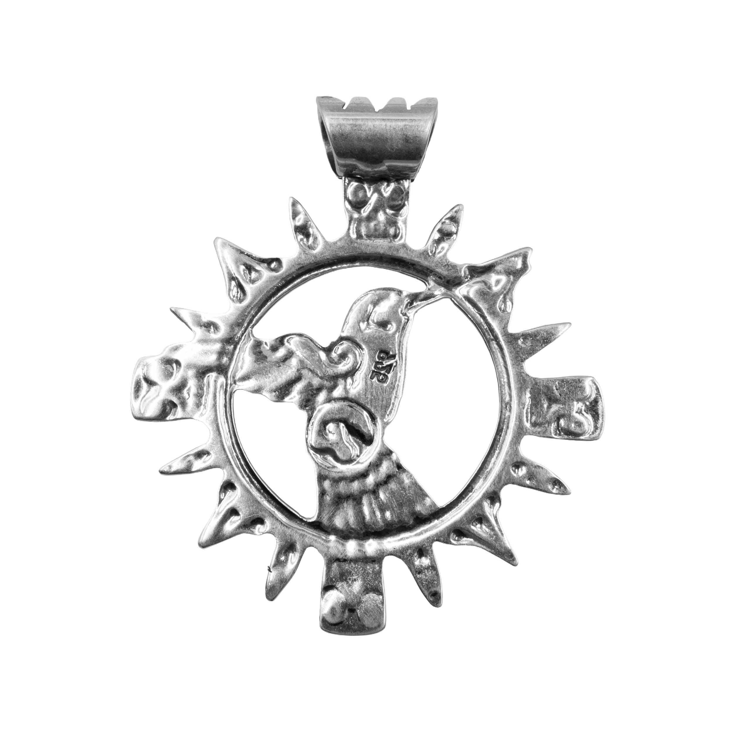 Sterling Silver Canción del Colibrí Pendant