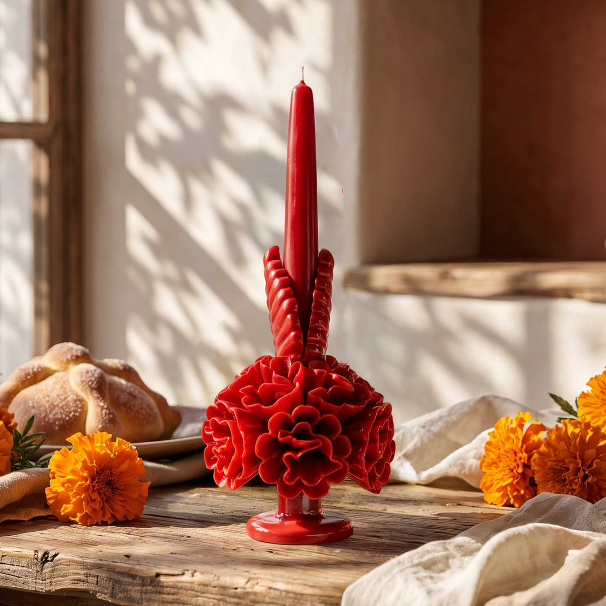 Flores de Teotitlán Clavel Candle