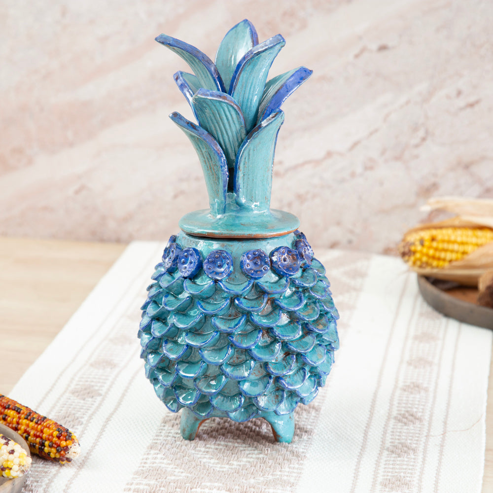 Piña Alta 11" Decorative Pineapple Sculpture