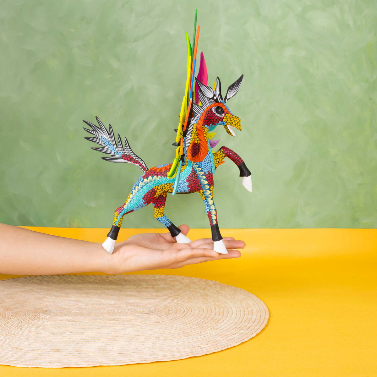 Colorful Pegasus Alebrije
