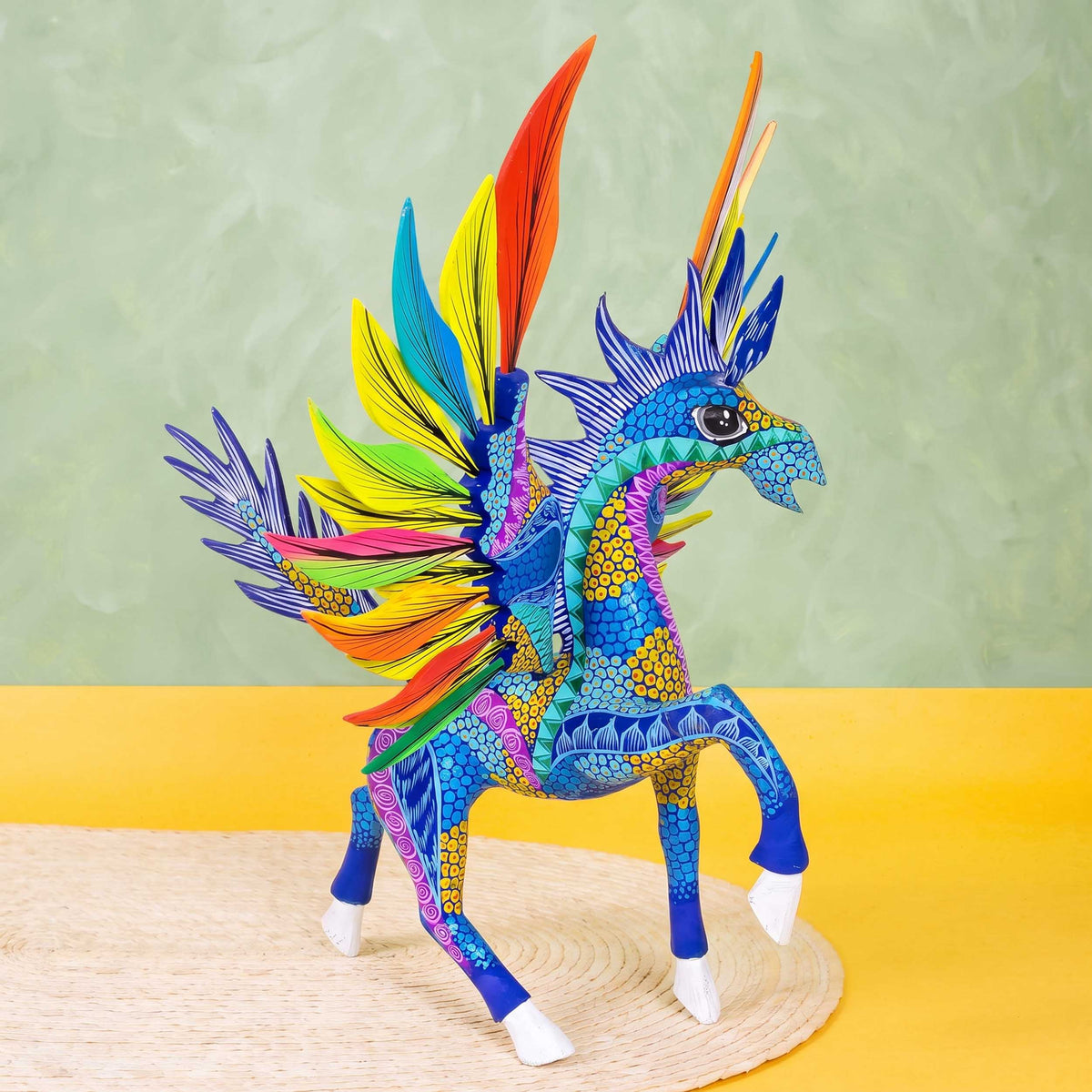 Colorful Pegasus Alebrije