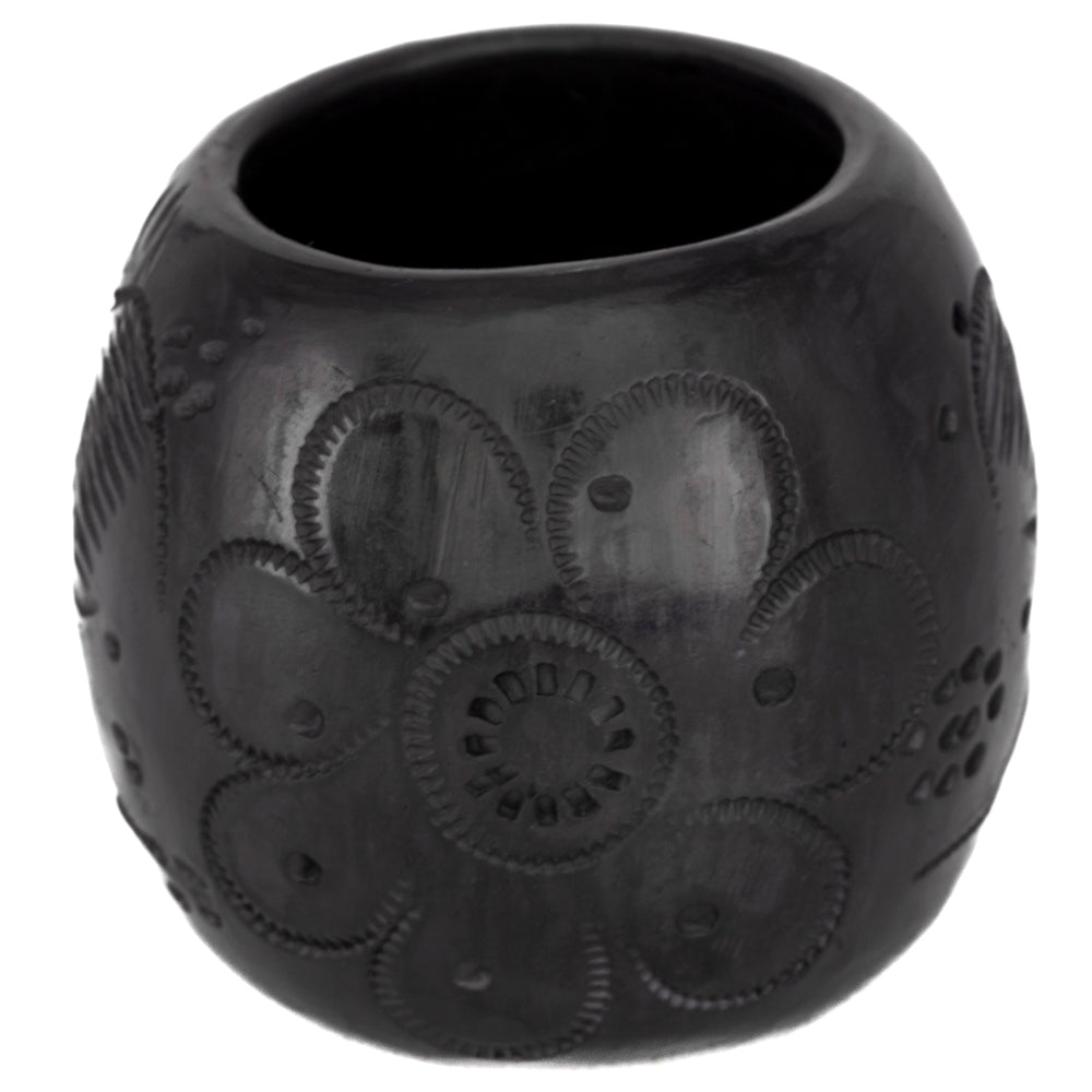 Barro Negro, Black Clay, Embossed Shot Glass