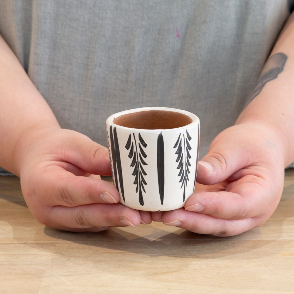 Huancito Hand-Painted Clay Tea Cup