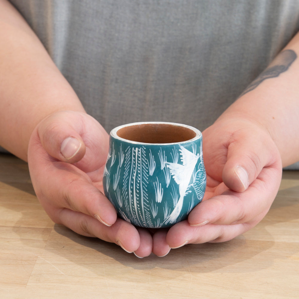 Huancito Floral Shot Glass