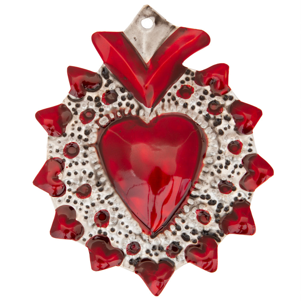 Small Mexican Milagros Tin Hearts