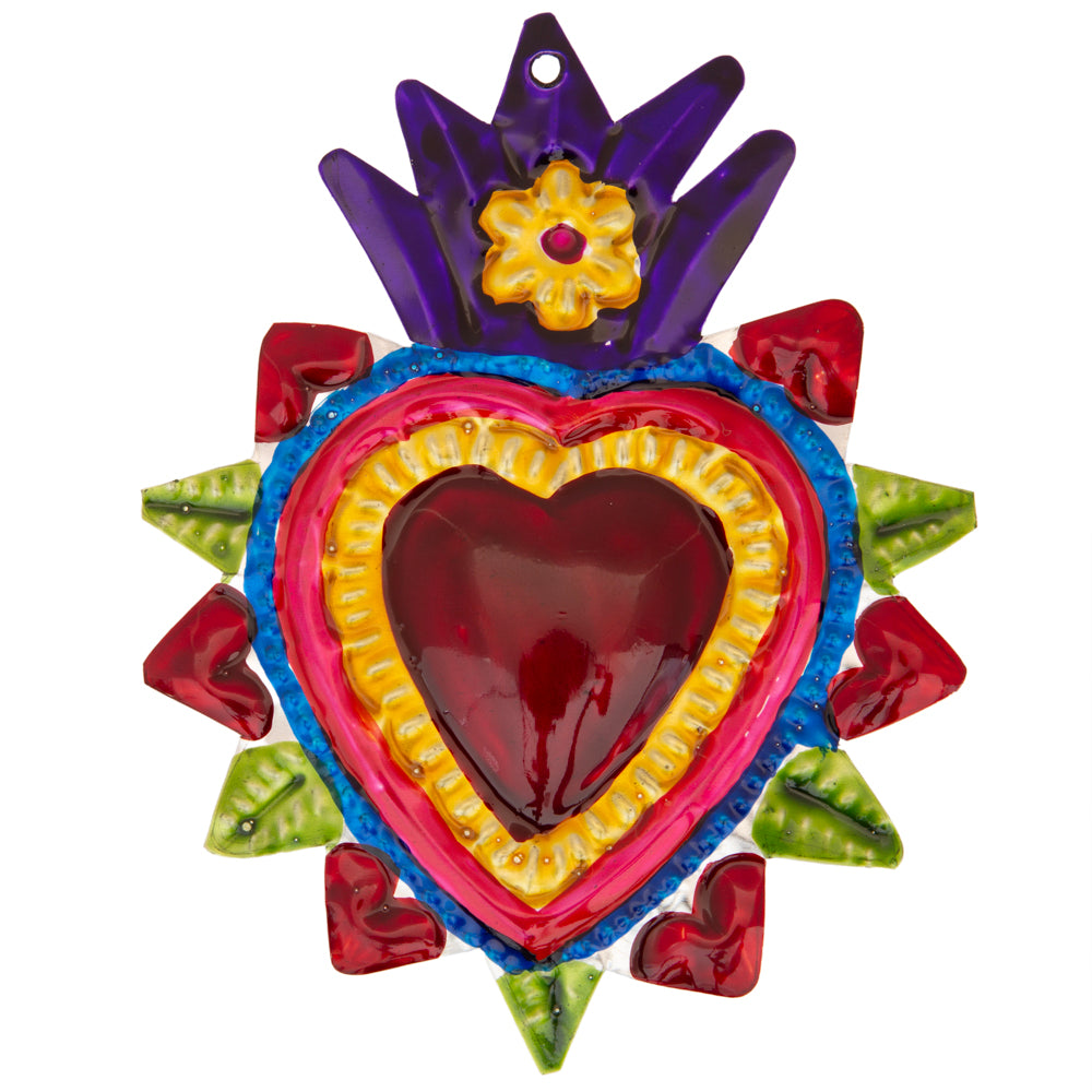 Small Mexican Milagros Tin Hearts