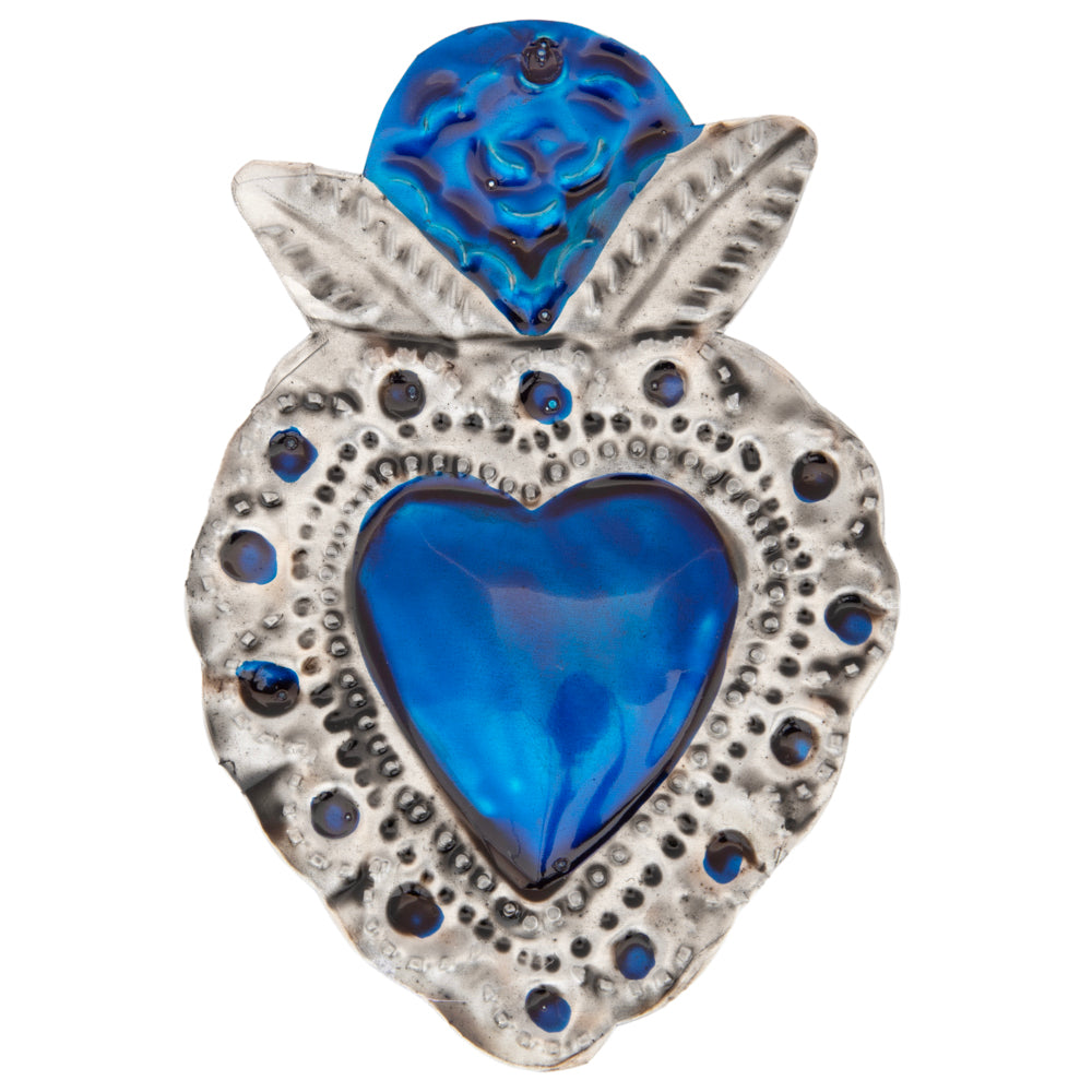 Small Mexican Milagros Tin Hearts