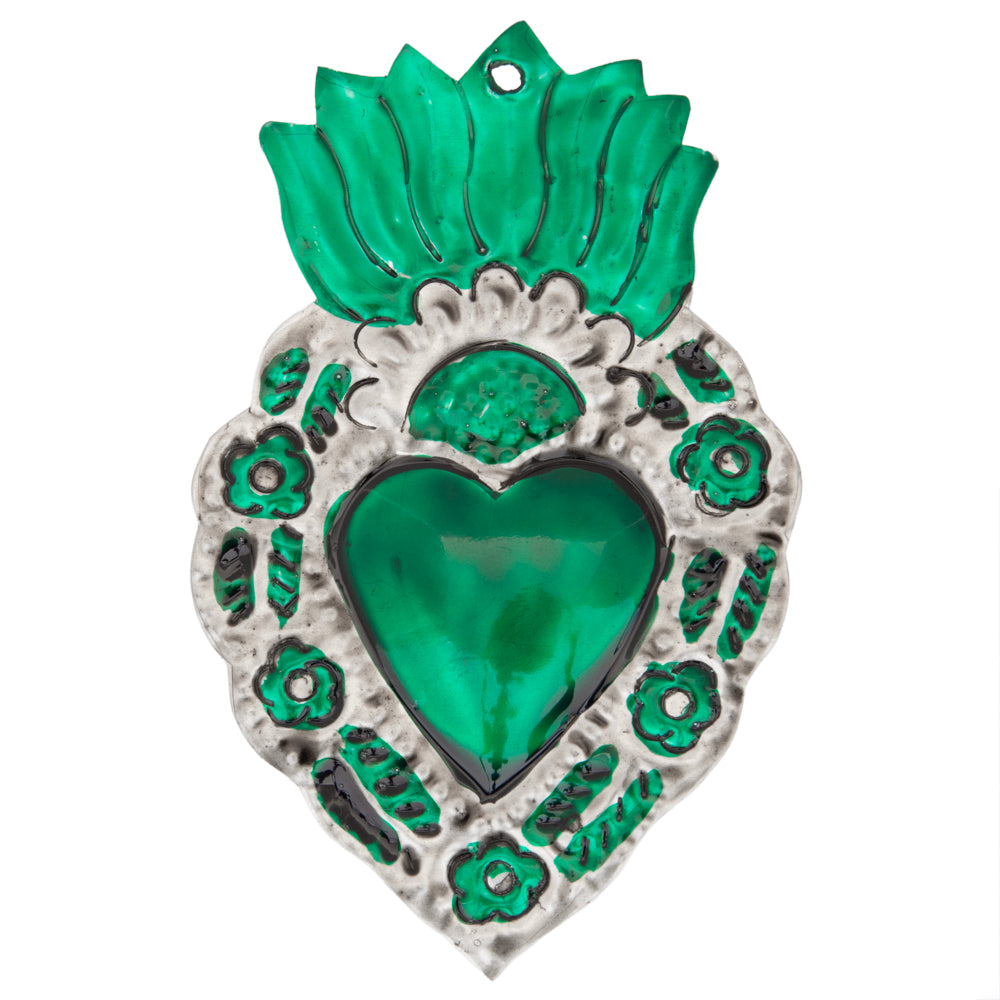 Small Mexican Milagros Tin Hearts