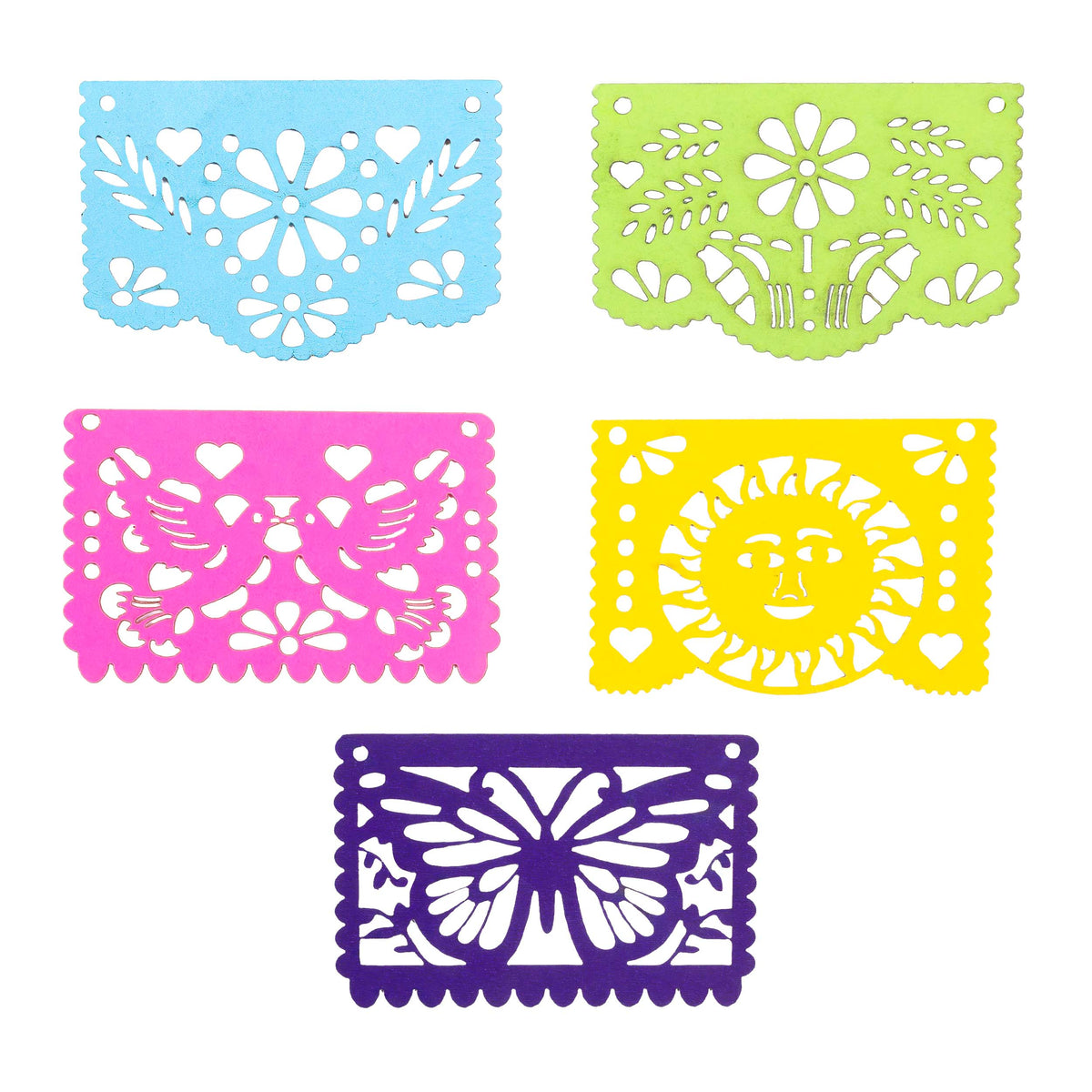 Mini All Occasion Papel Picado Cardboard Banner