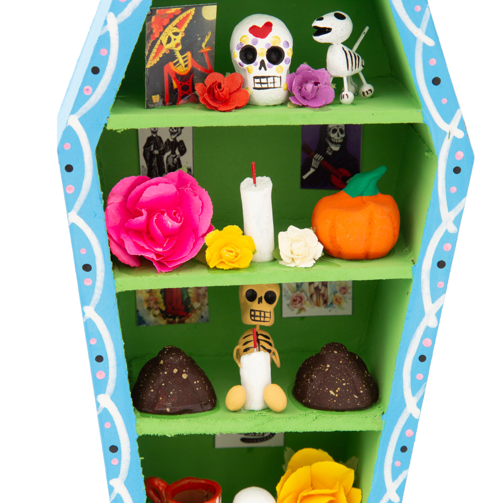 Día de Muertos Altar Coffin Shadow Box