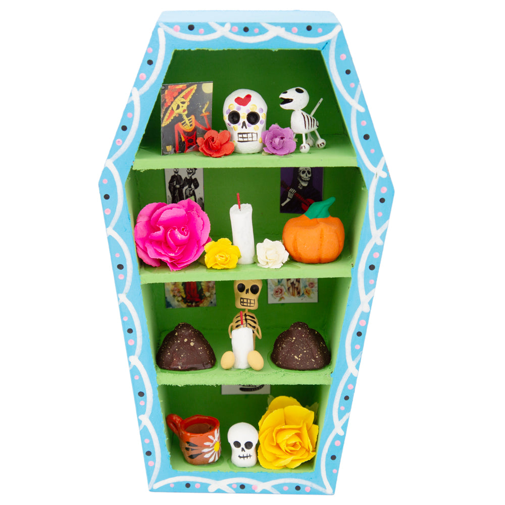 Día de Muertos Altar Coffin Shadow Box