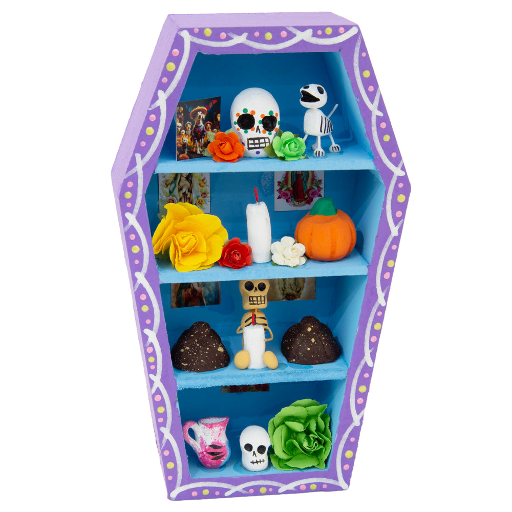 Día de Muertos Altar Coffin Shadow Box