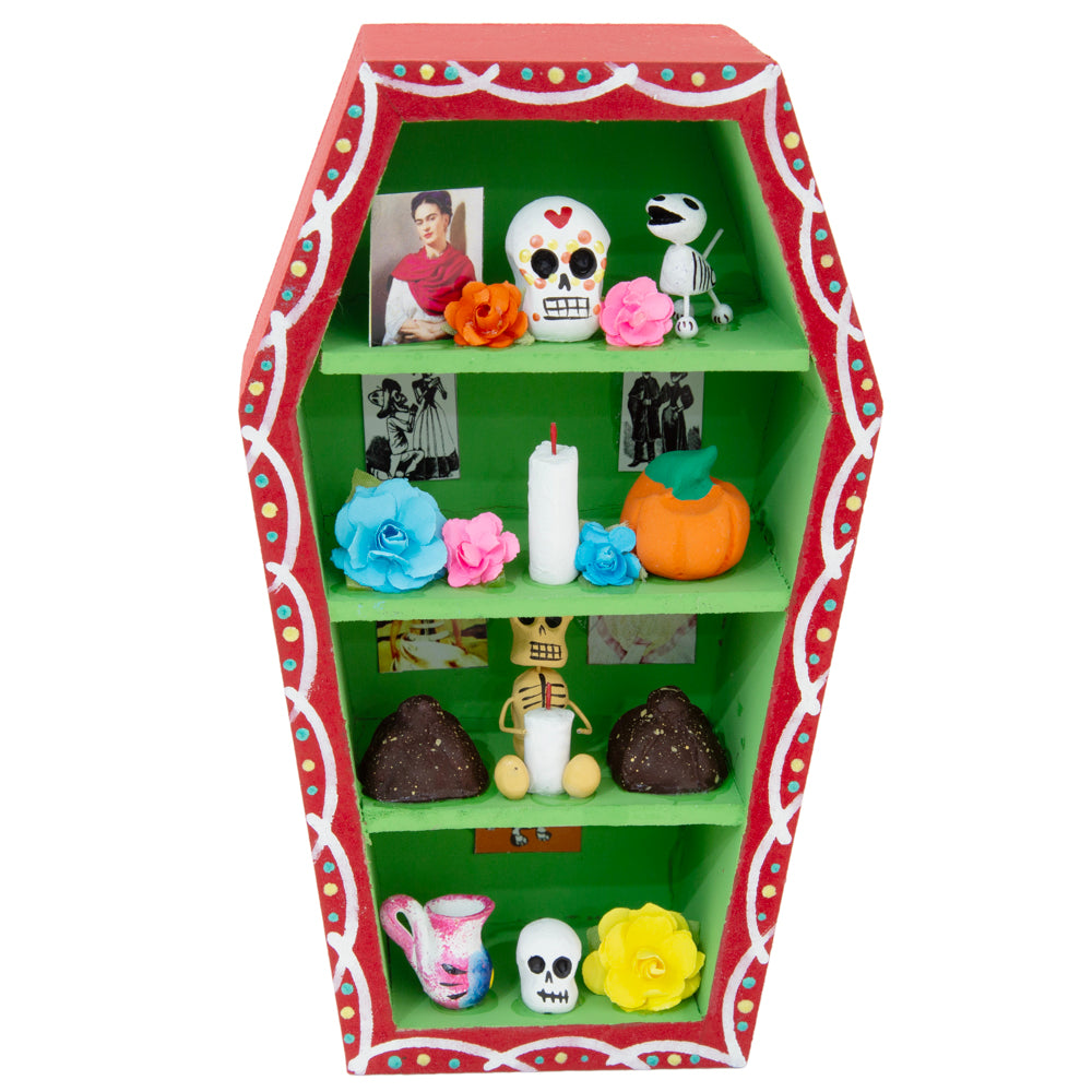 Día de Muertos Altar Coffin Shadow Box
