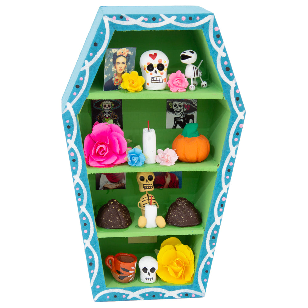 Día de Muertos Altar Coffin Shadow Box