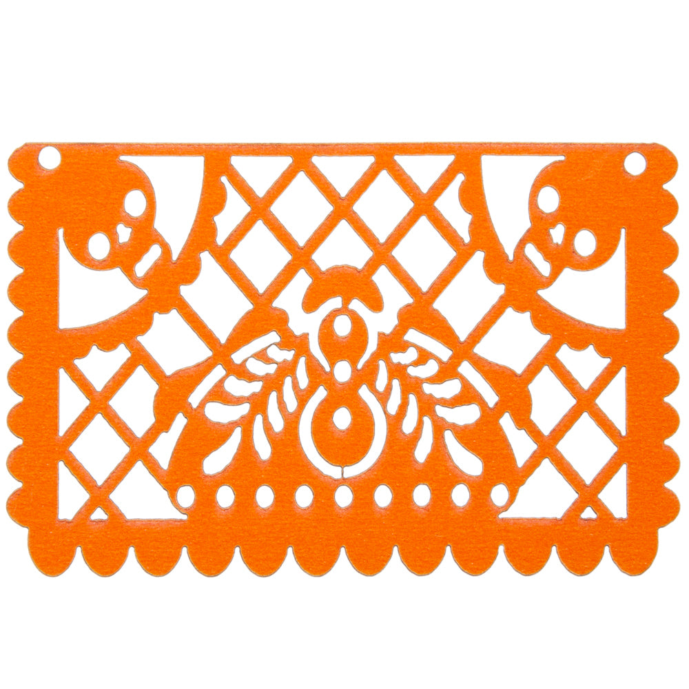 Mini Día de Muertos Papel Picado Cardboard Banner