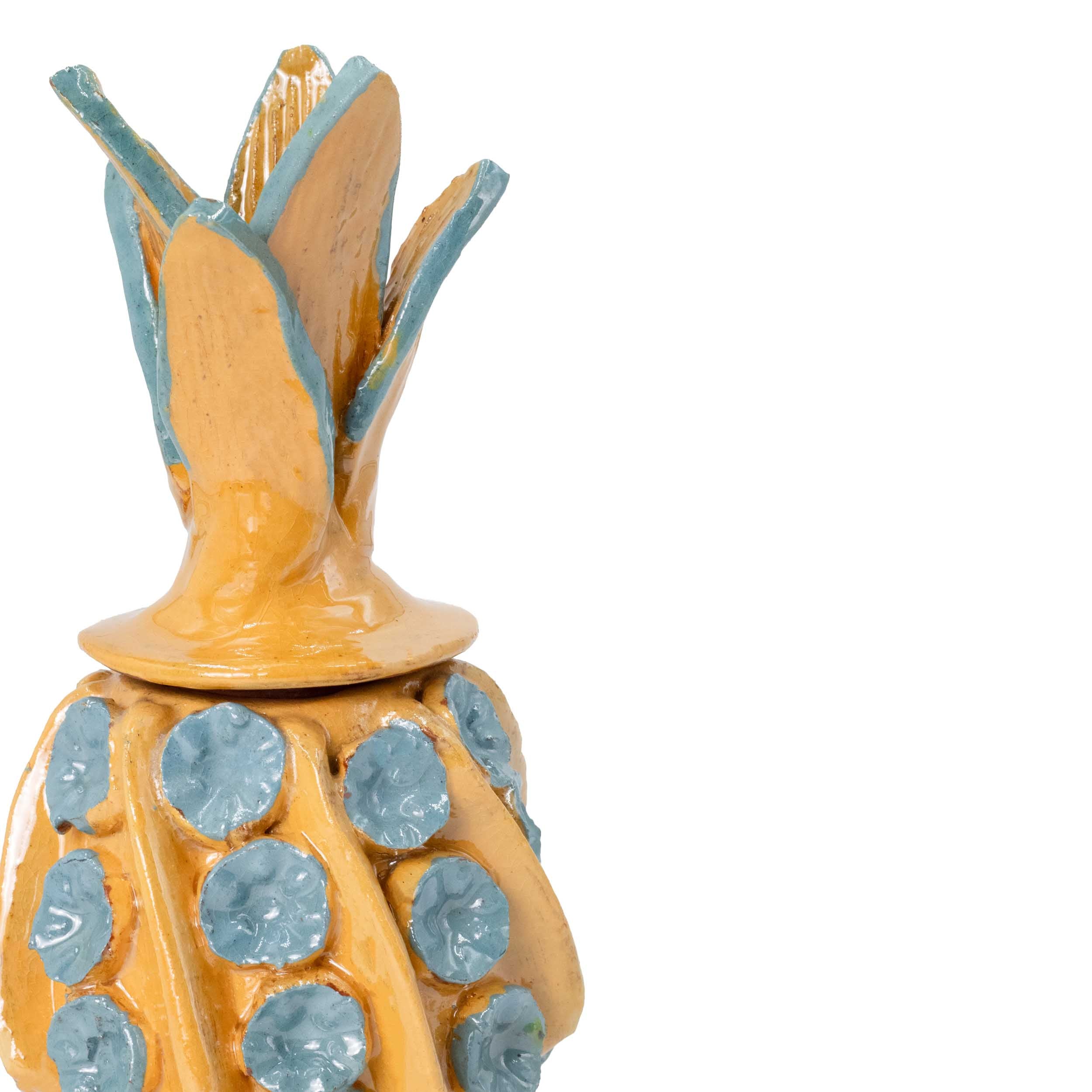 Mini Piña 6.5" Decorative Pineapple Sculpture