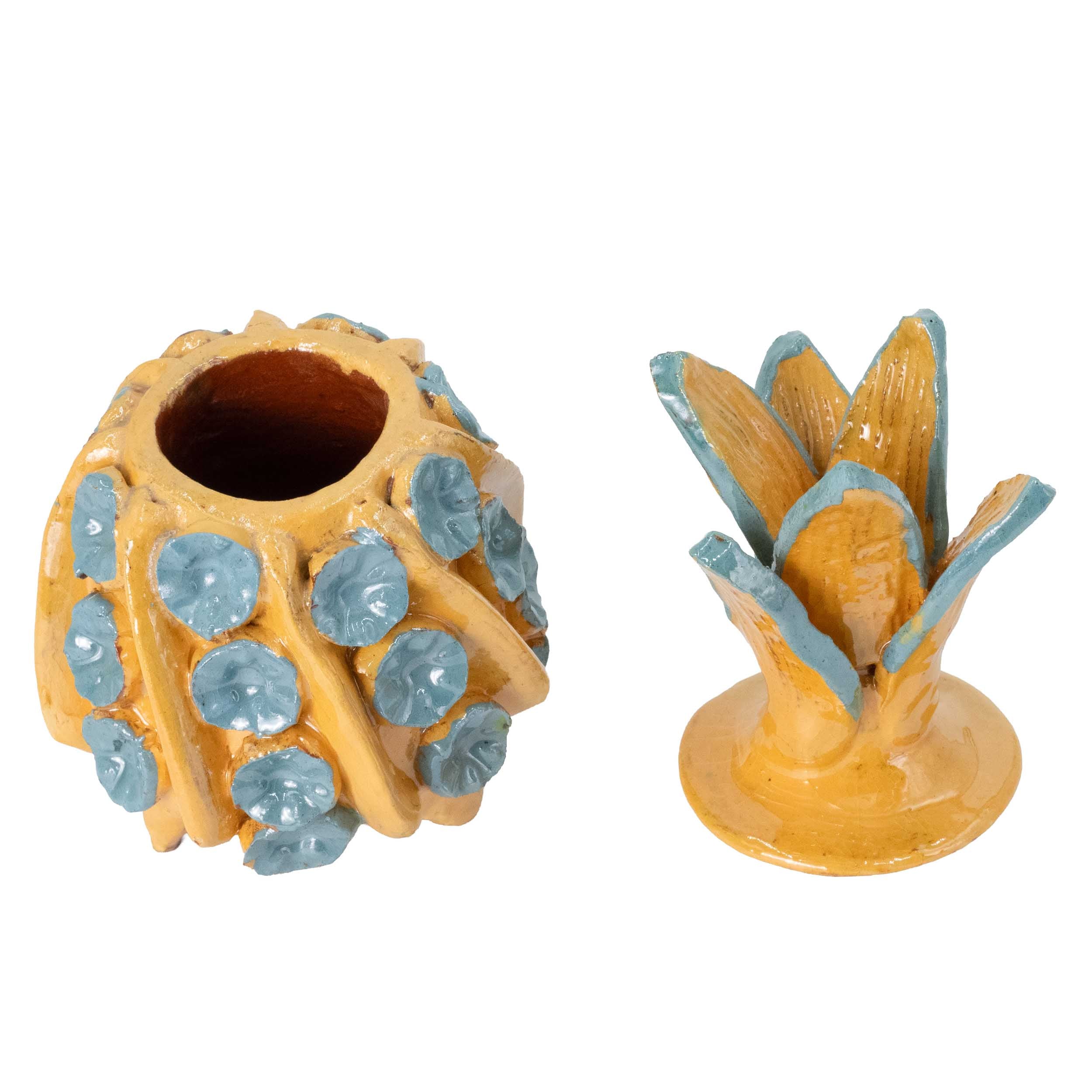 Mini Piña 6.5" Decorative Pineapple Sculpture