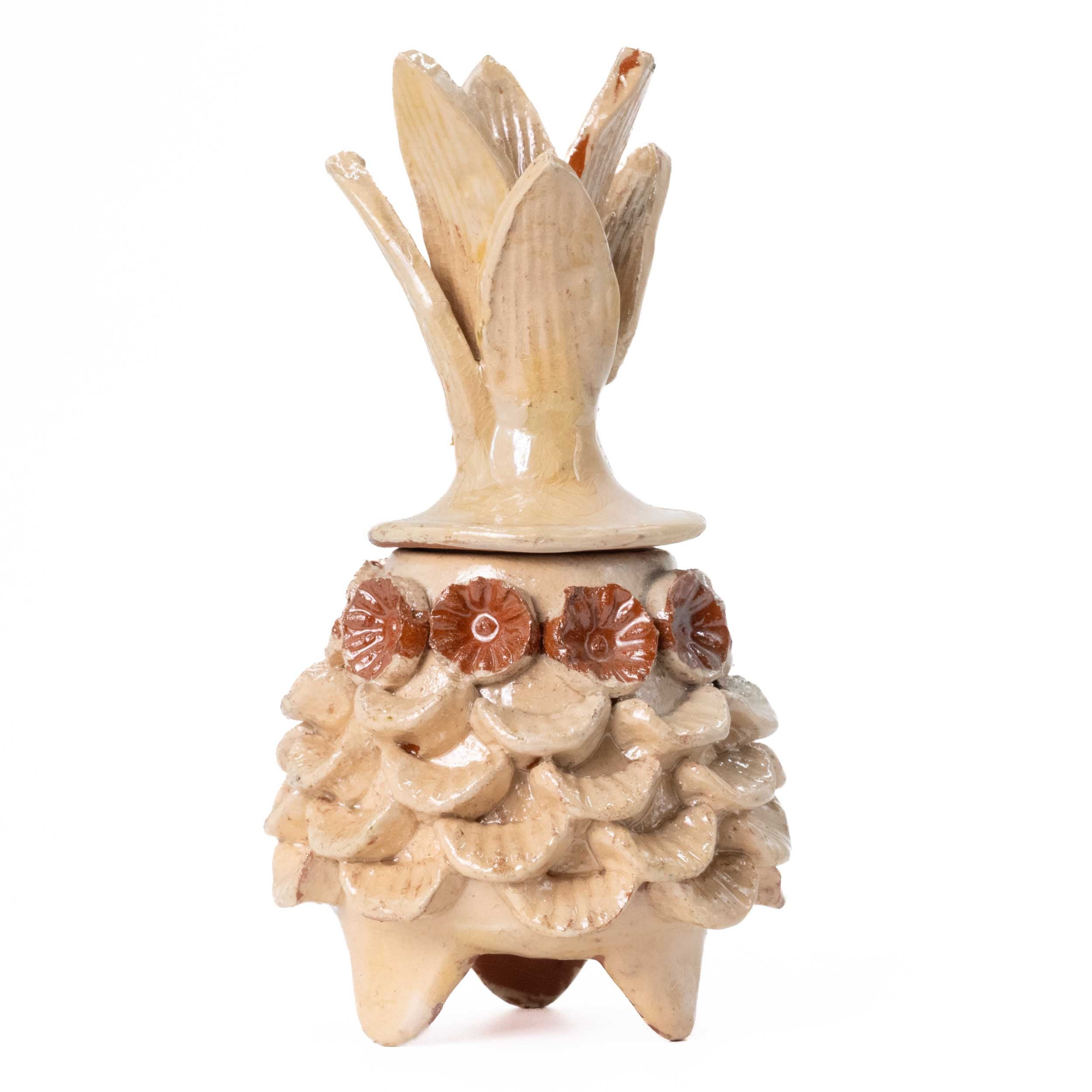 Mini Piña 6.5" Decorative Pineapple Sculpture