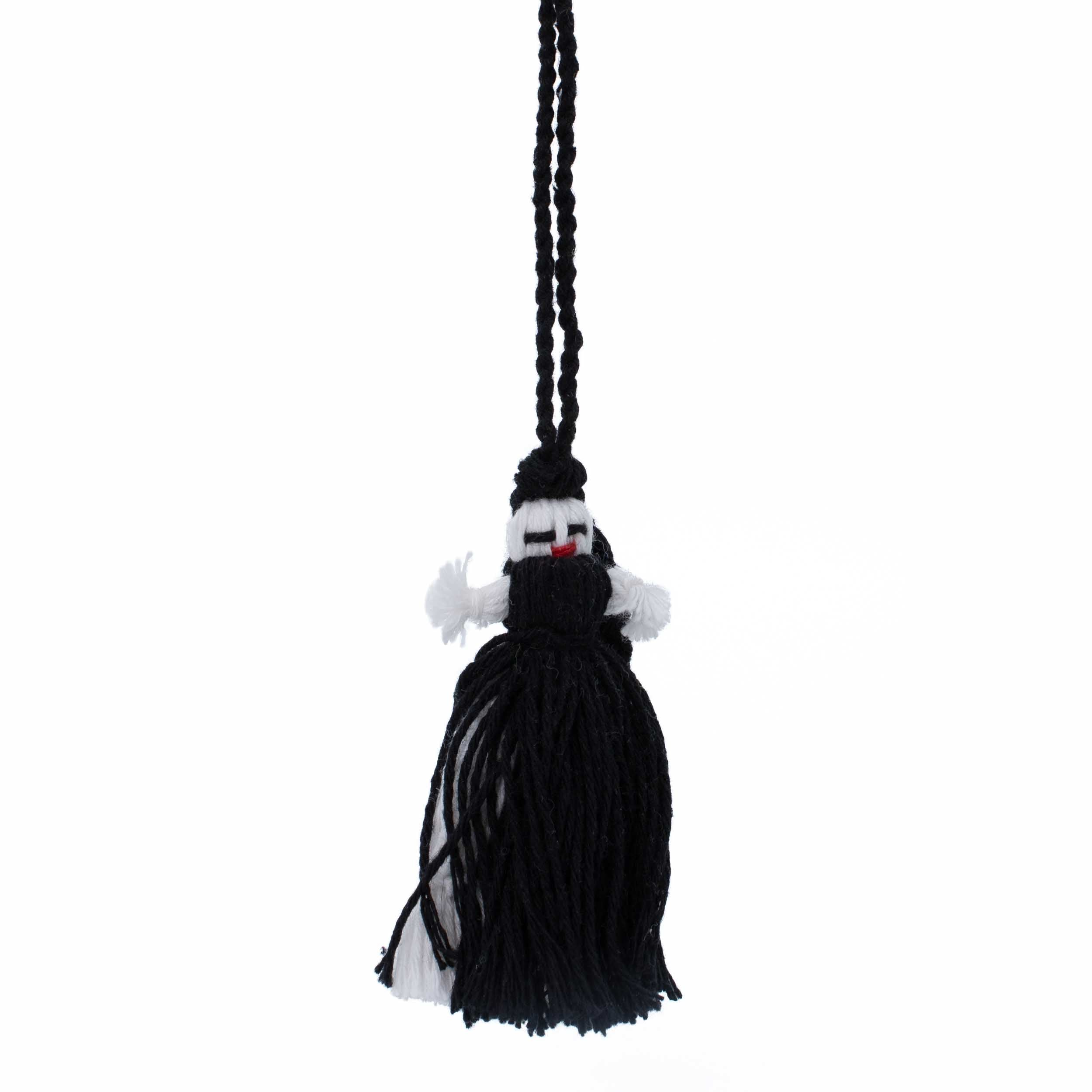 Mini Retazos Mexican Yarn Doll PomPom
