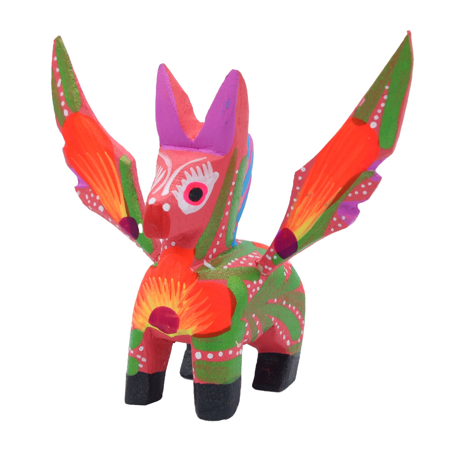 Hand Painted Pegasus Wooden Alebrije