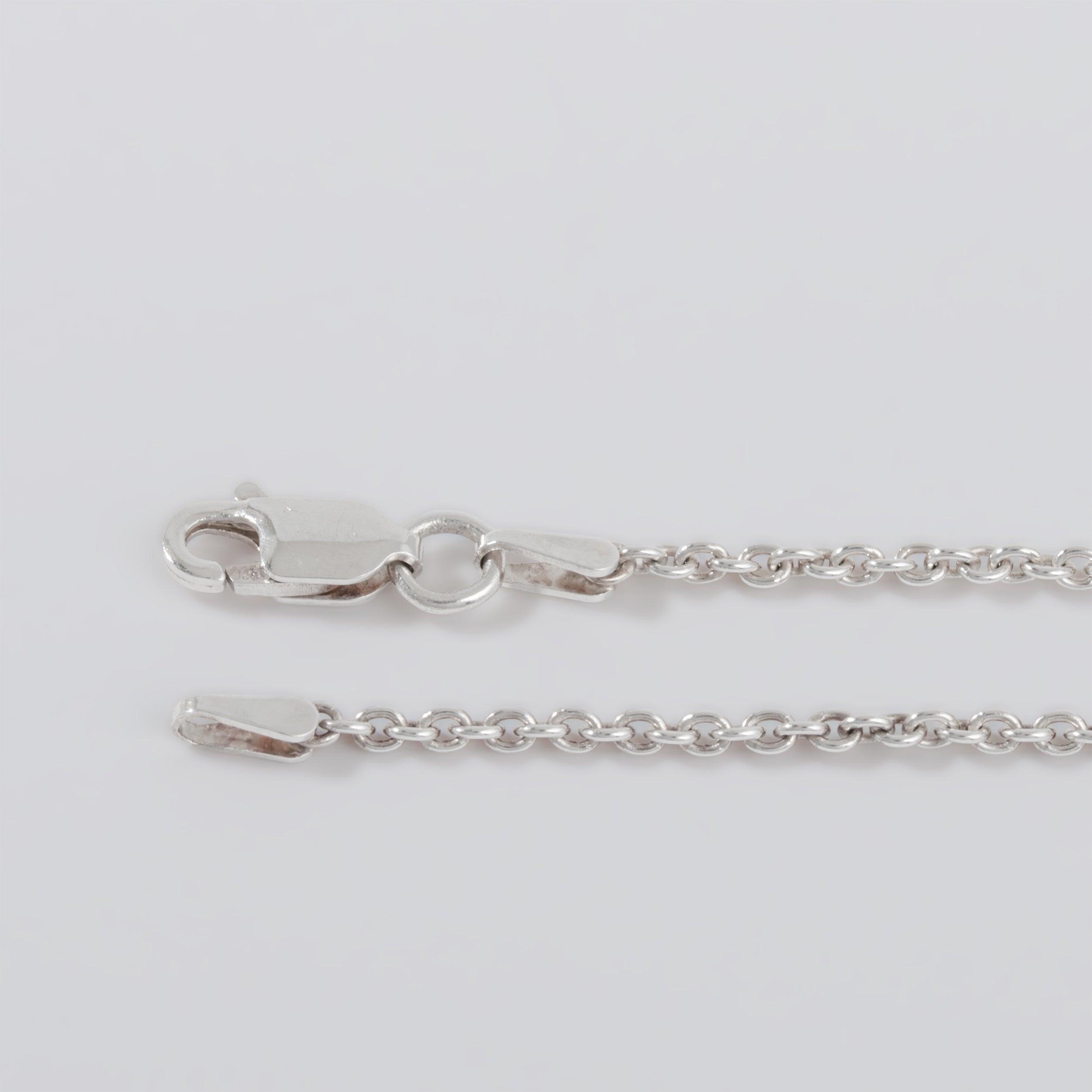 Sterling Silver Oval Chain Necklace