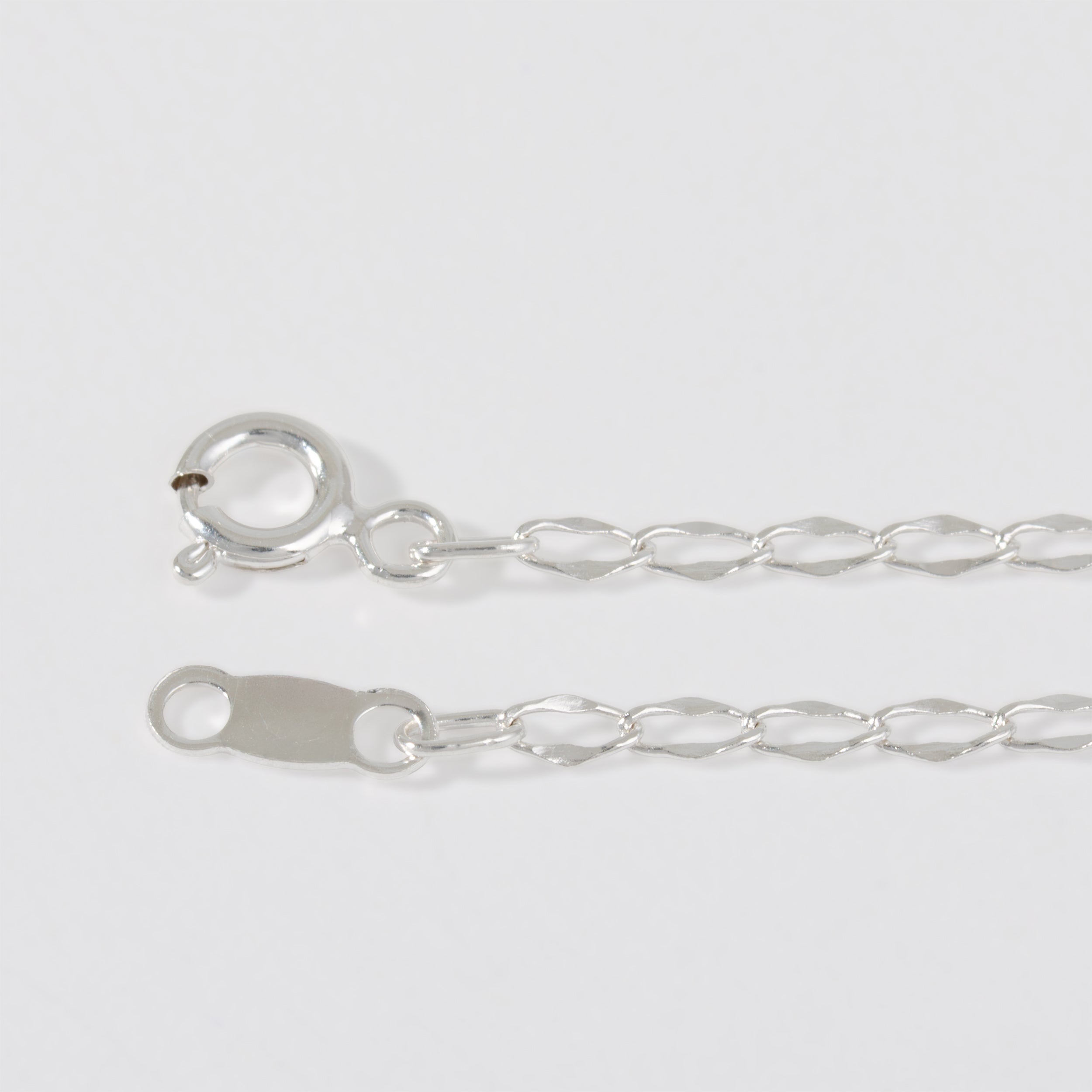 Sterling Silver Link Curb Chain Necklace