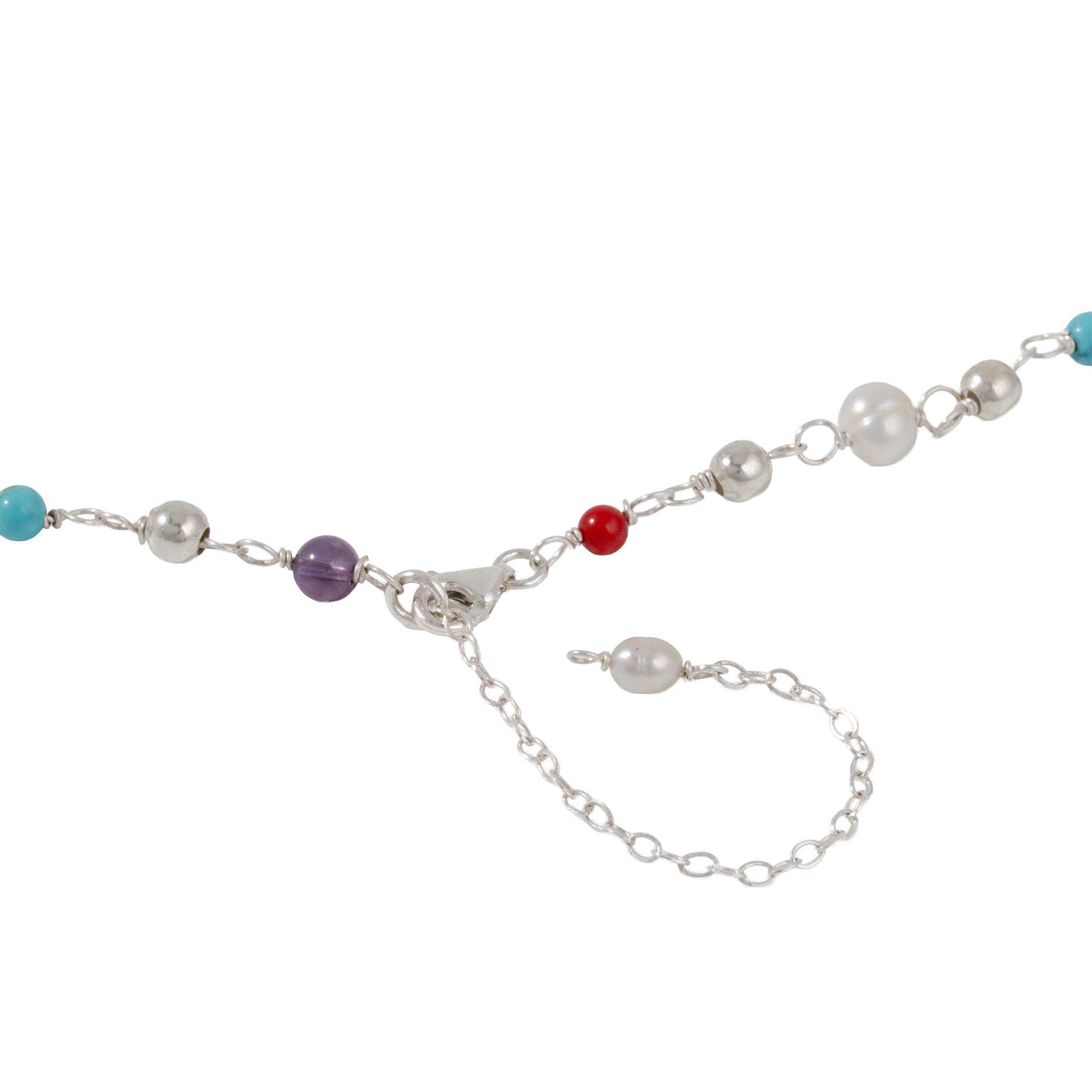 Sterling Silver Sacred Heart Necklace