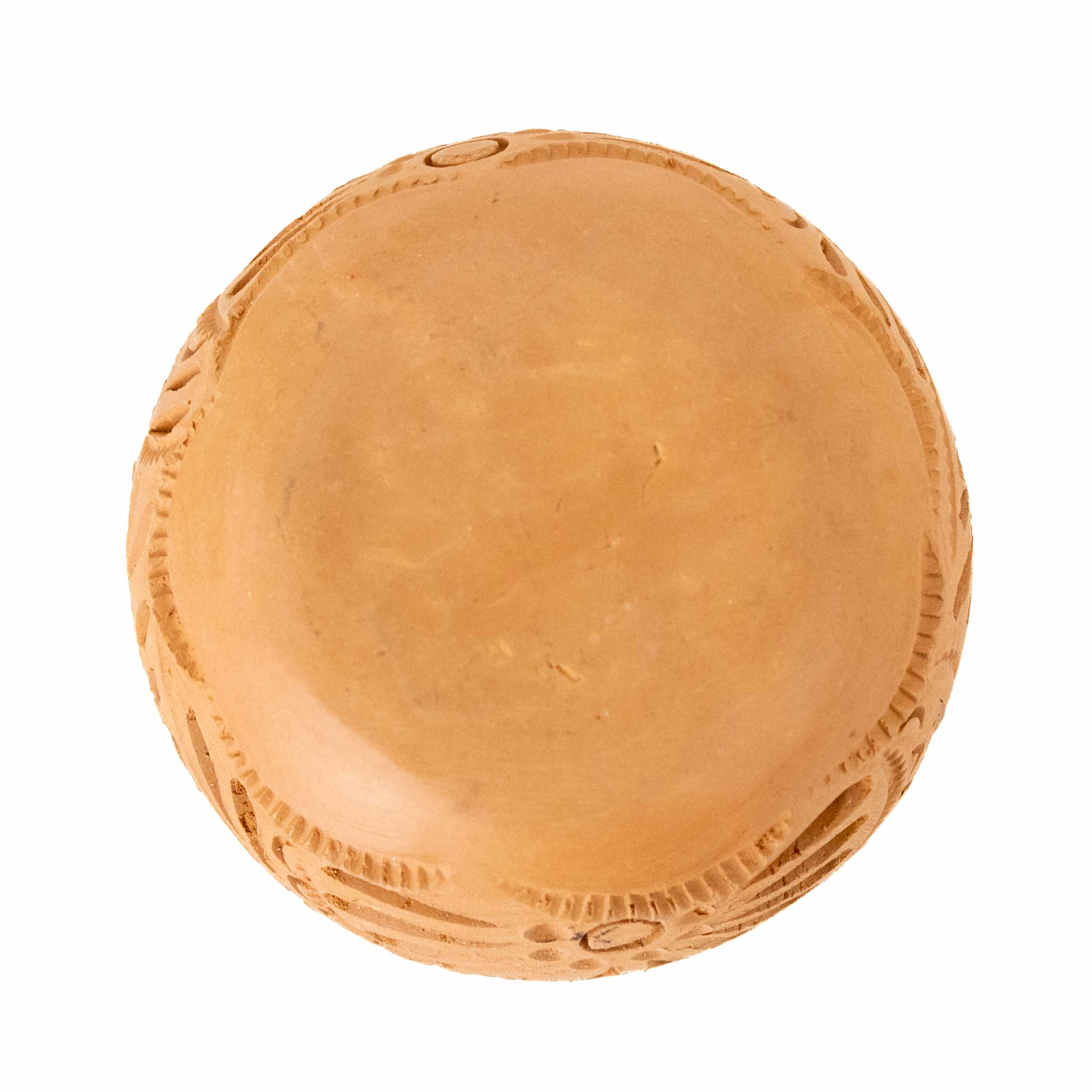Natural Clay Carved Mezcal Shot Glass