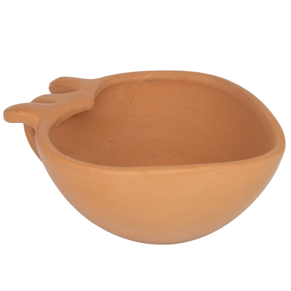 Natural Clay Heart Mug