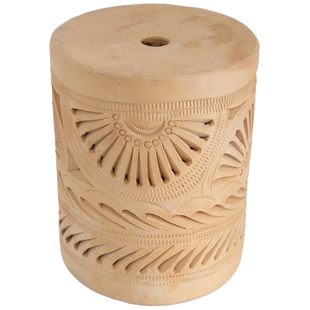 Natural Clay Carved Planter