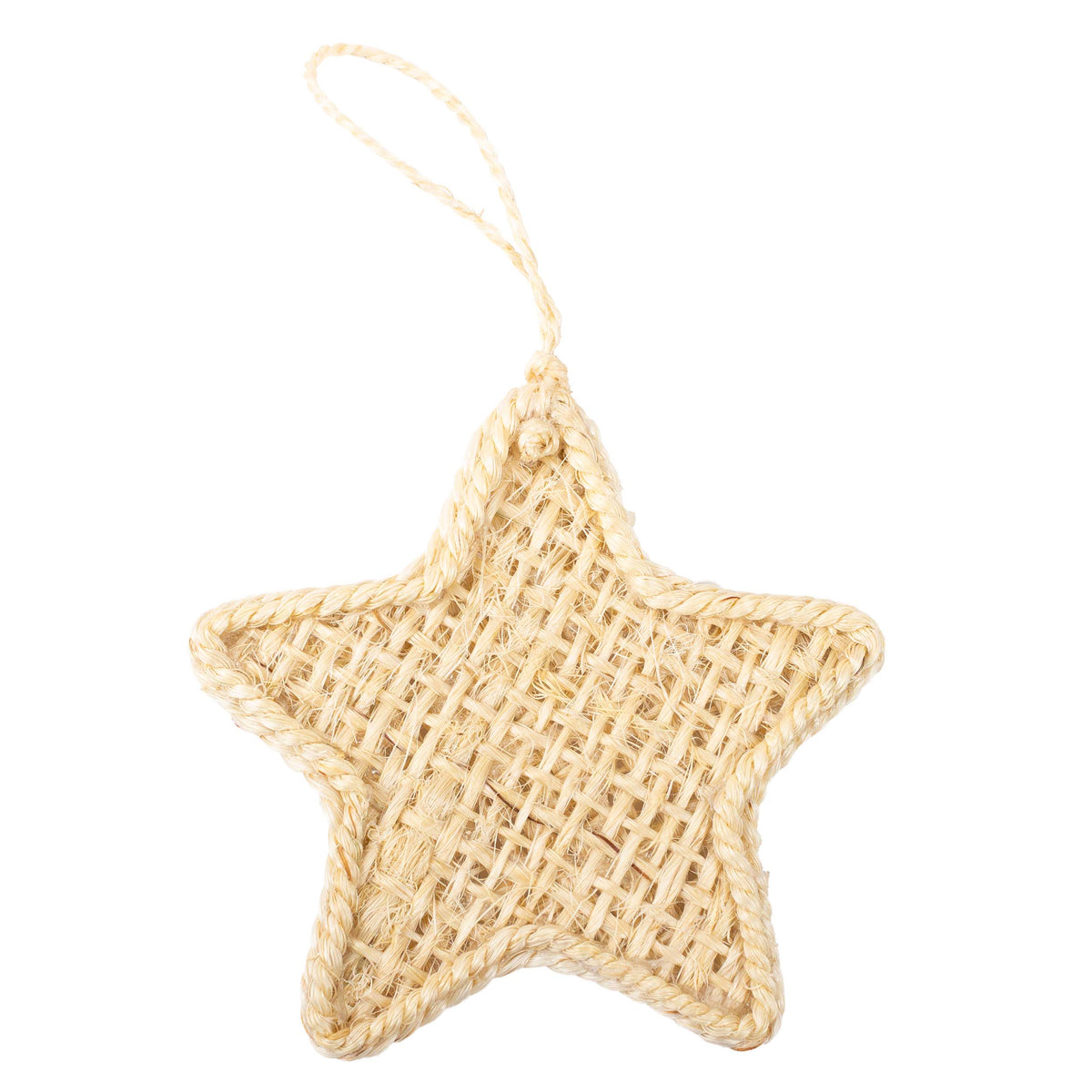 Natural Ixtle Star Ornament