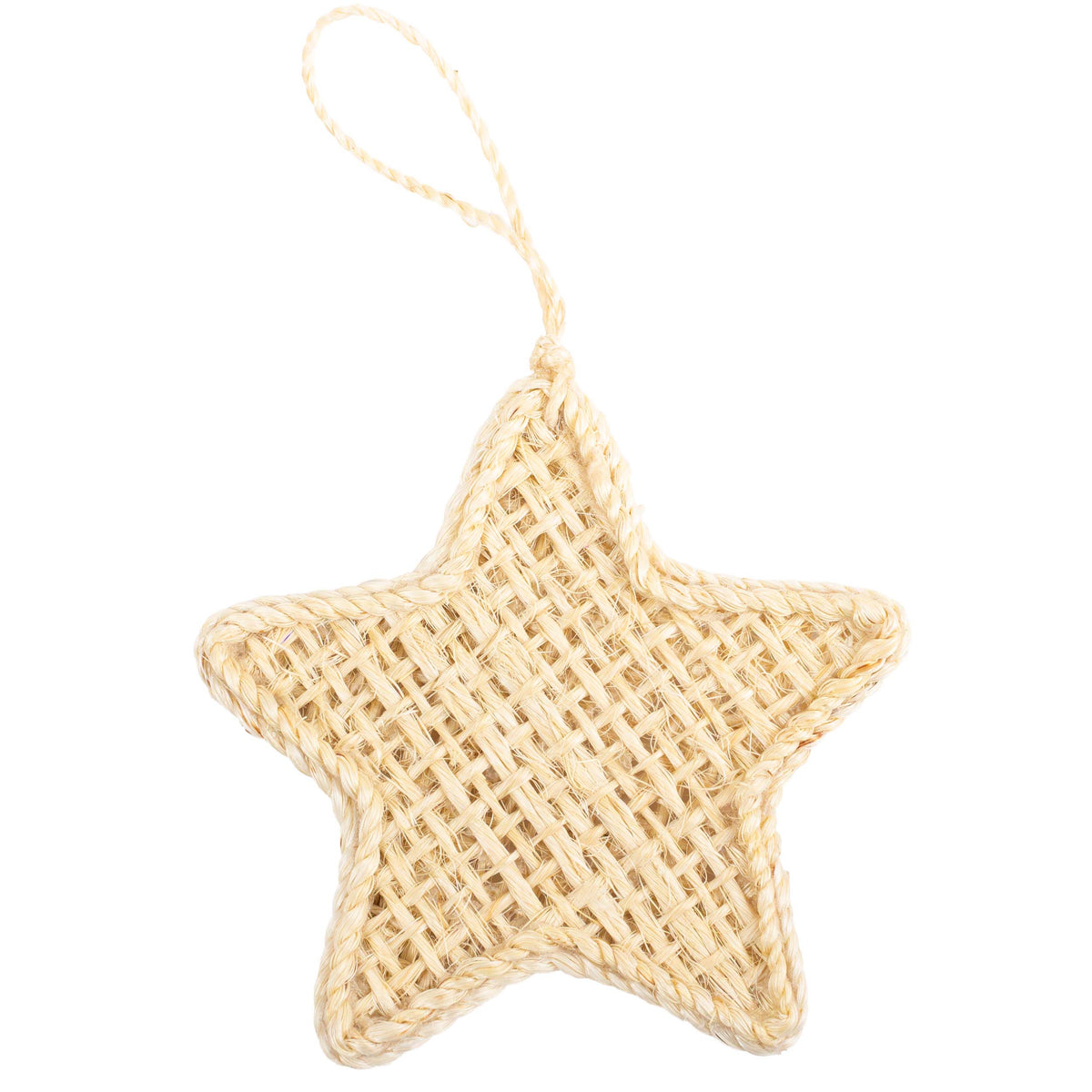 Natural Ixtle Star Ornament