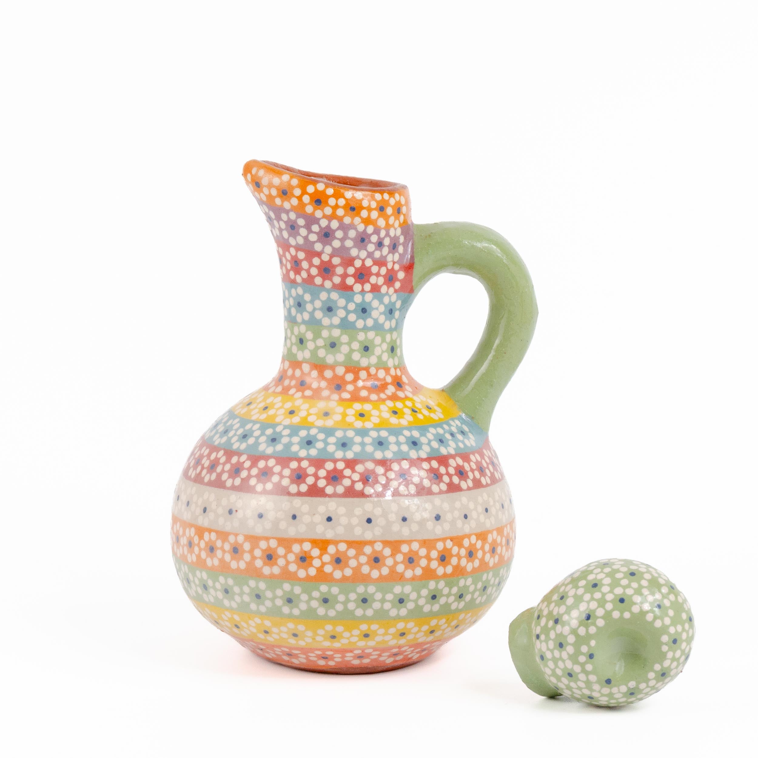 Capula Small Clay Oil Cruet