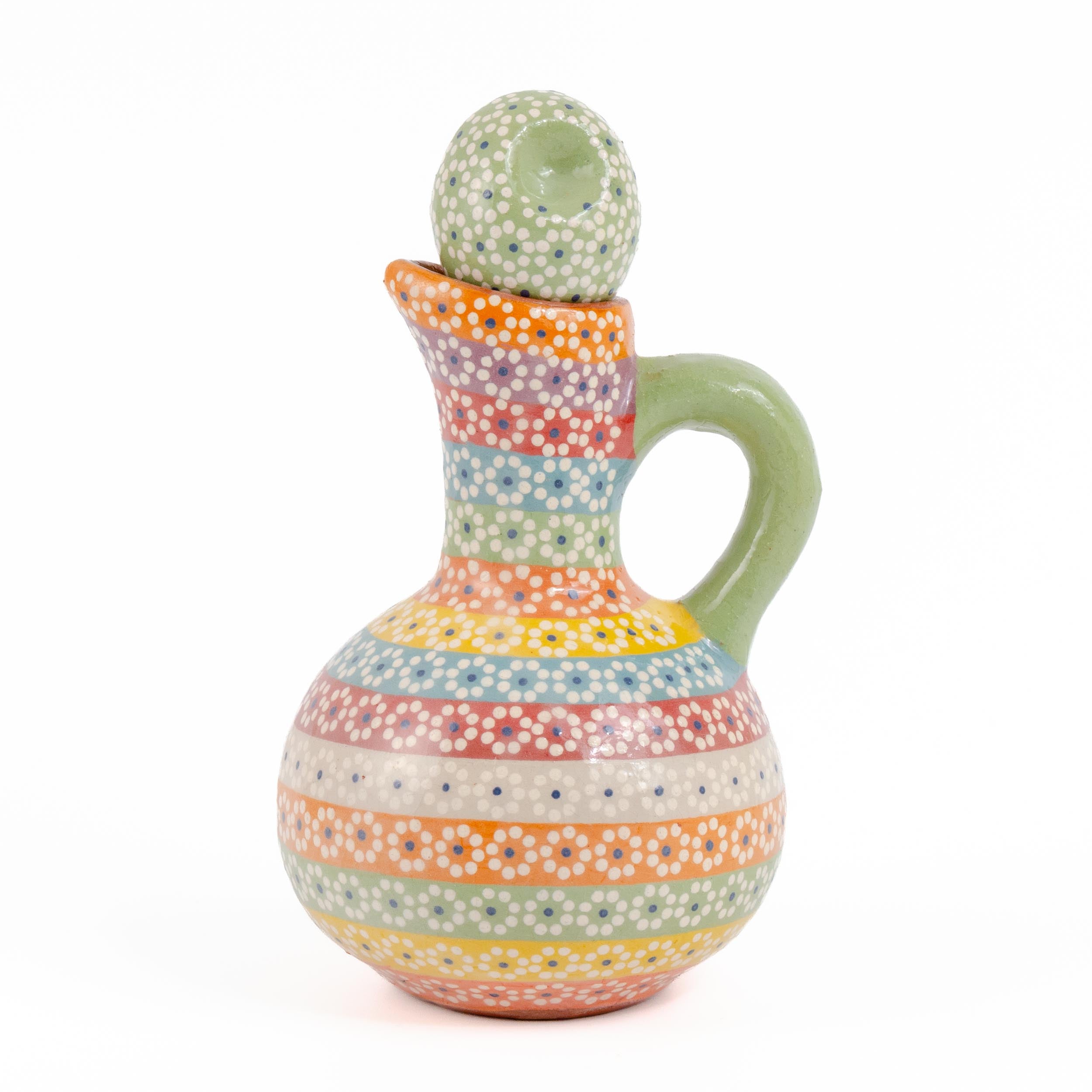 Capula Small Clay Oil Cruet