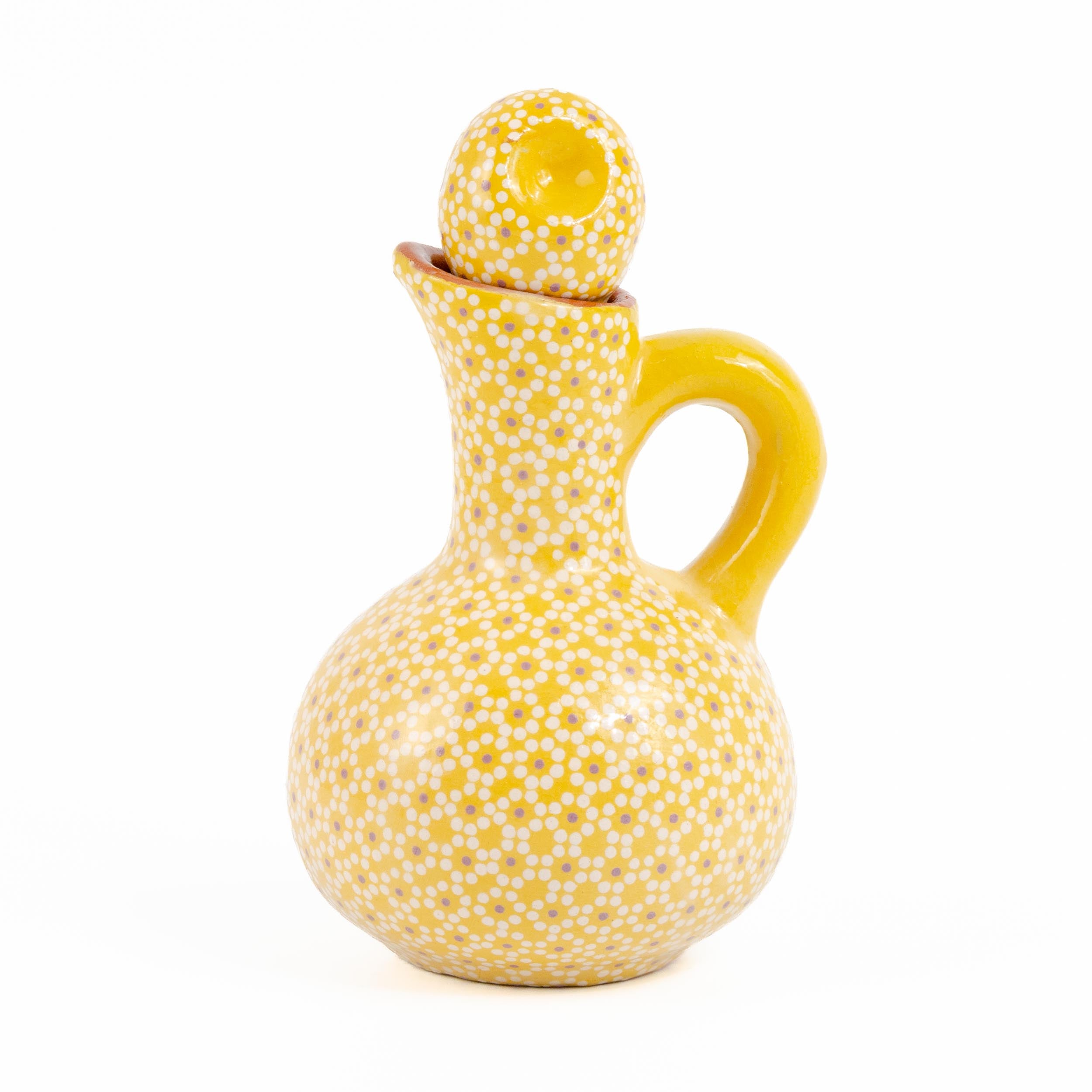Capula Small Clay Oil Cruet